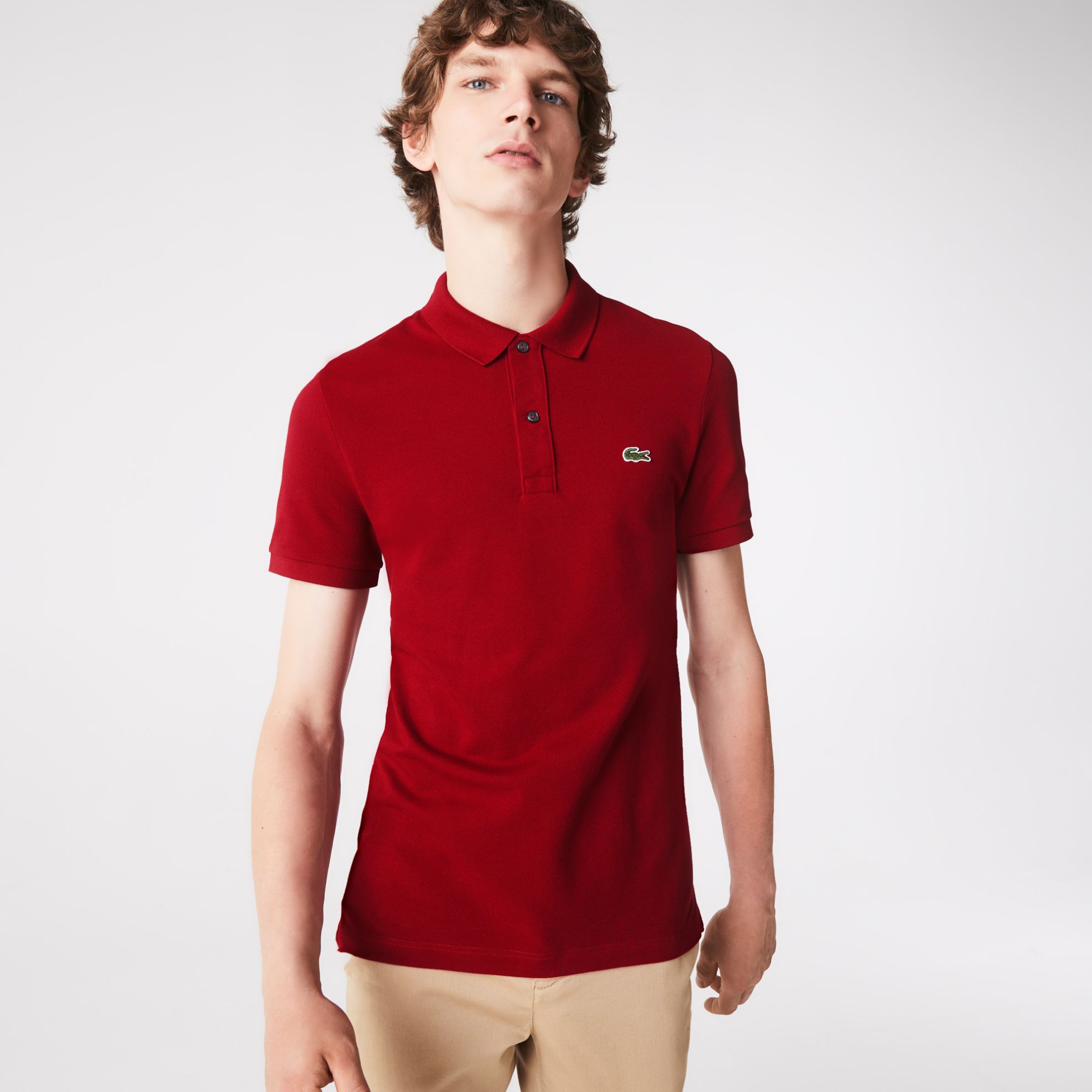 Εικόνα της Ανδρική Polo Μπλούζα Petit Pique Slim Fit