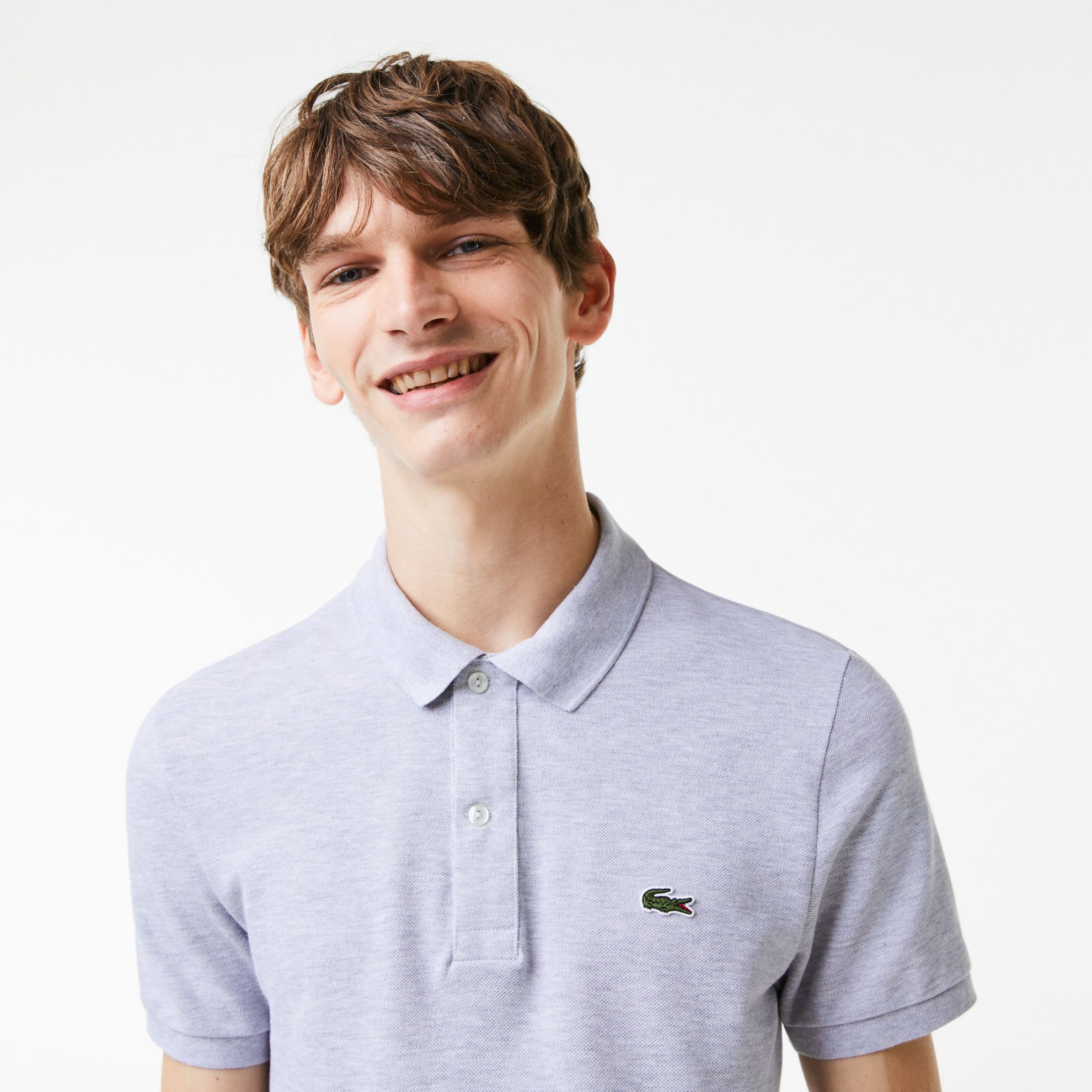 Εικόνα της Ανδρική Polo Μπλούζα Petit Pique Slim Fit