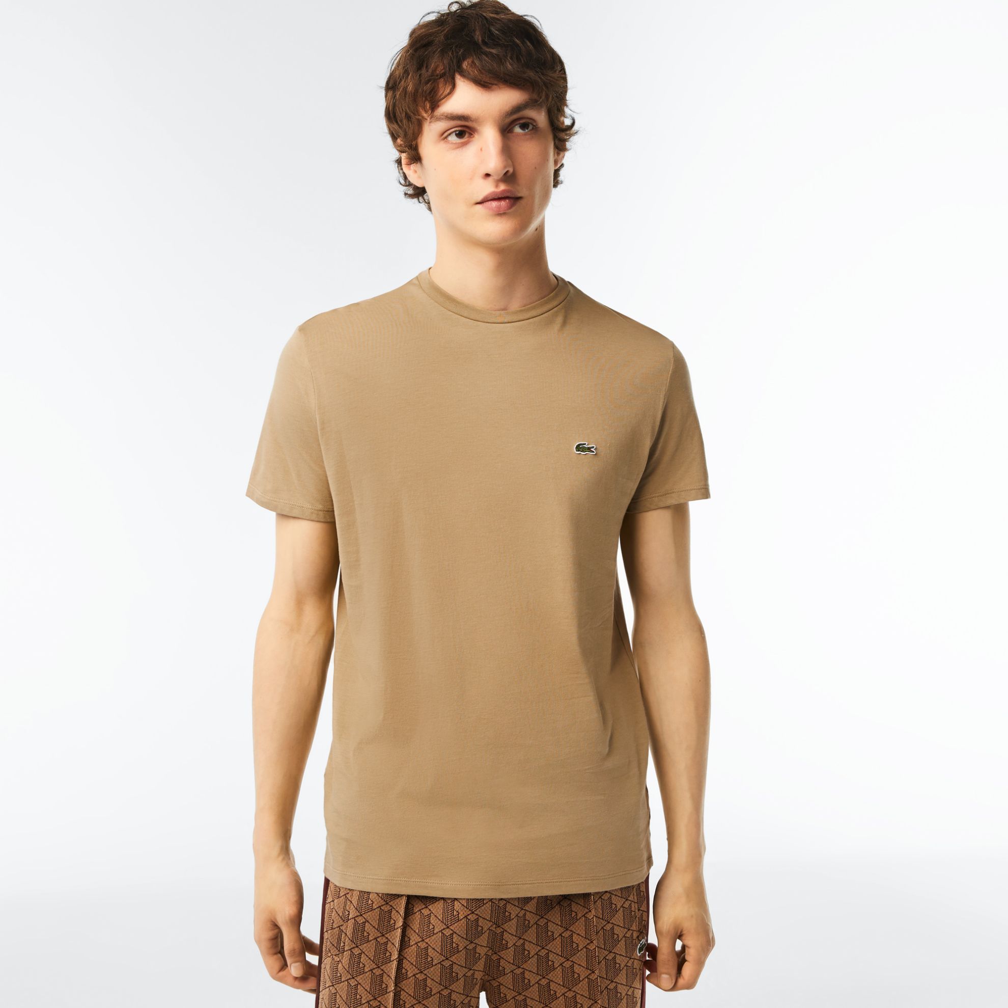 Εικόνα της Ανδρικό T-shirt Pima Cotton Jersey με Λαιμόκοψη