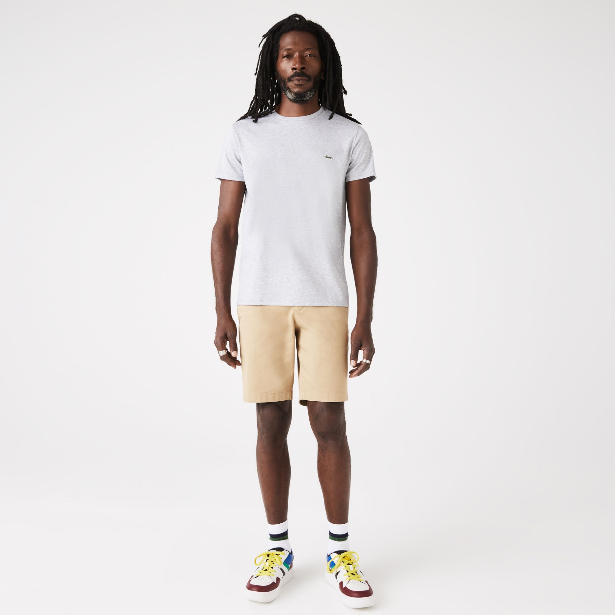 Εικόνα της Ανδρικό T-shirt Pima Cotton Jersey με Λαιμόκοψη