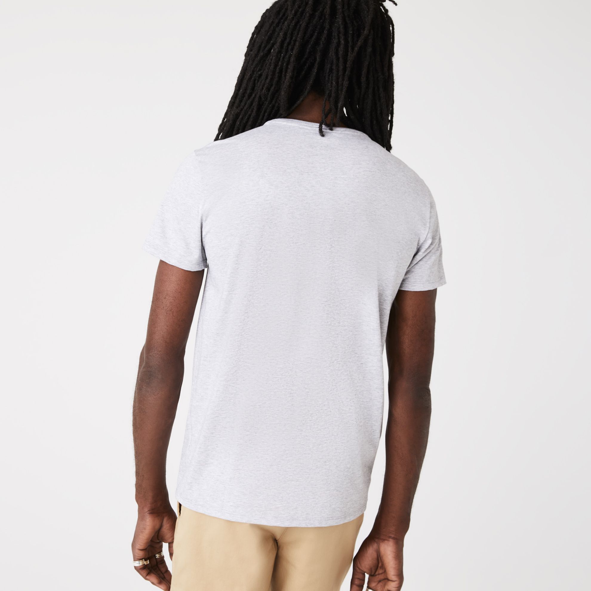 Εικόνα της Ανδρικό T-shirt Pima Cotton Jersey με Λαιμόκοψη