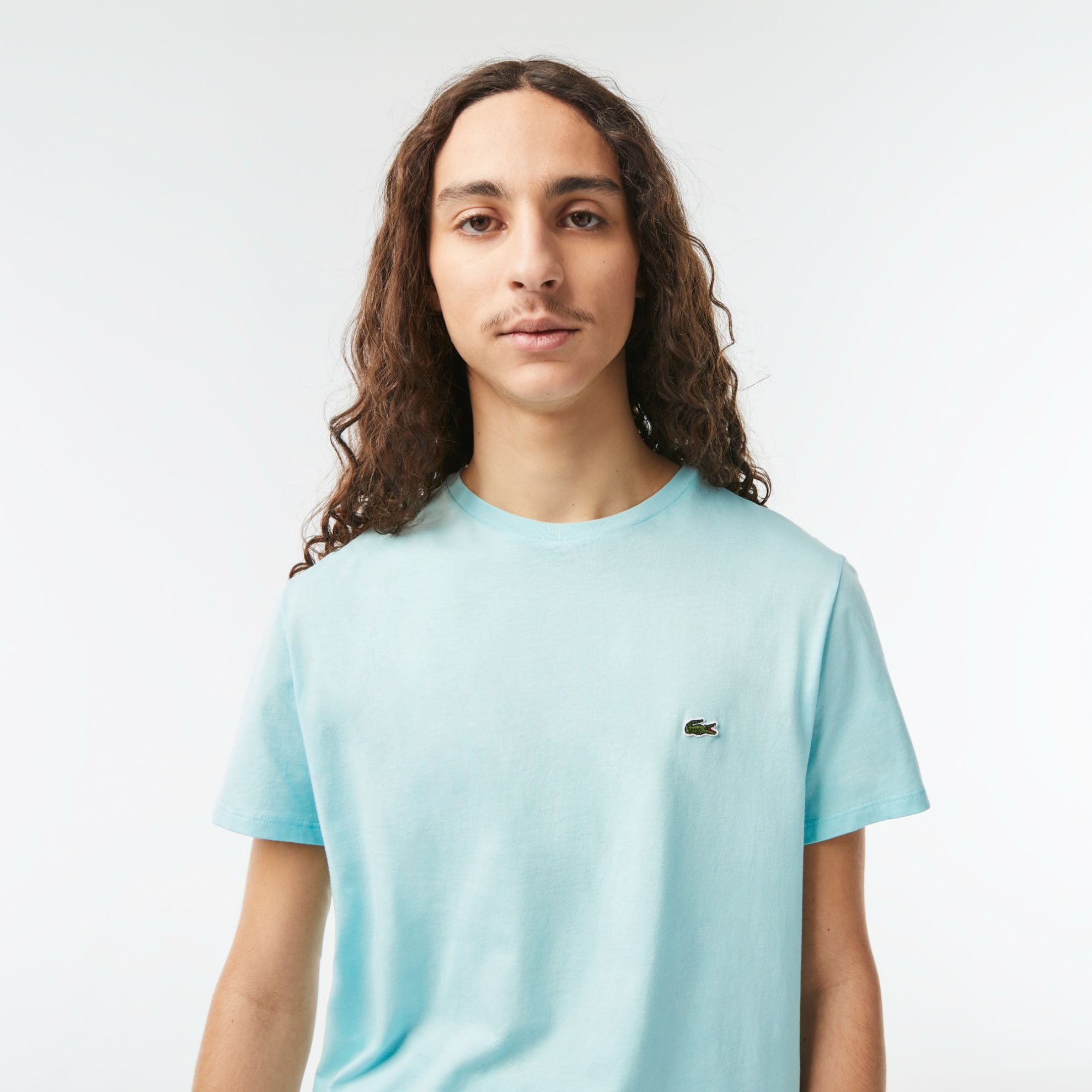 Εικόνα της Ανδρικό T-shirt Pima Cotton Jersey με Λαιμόκοψη