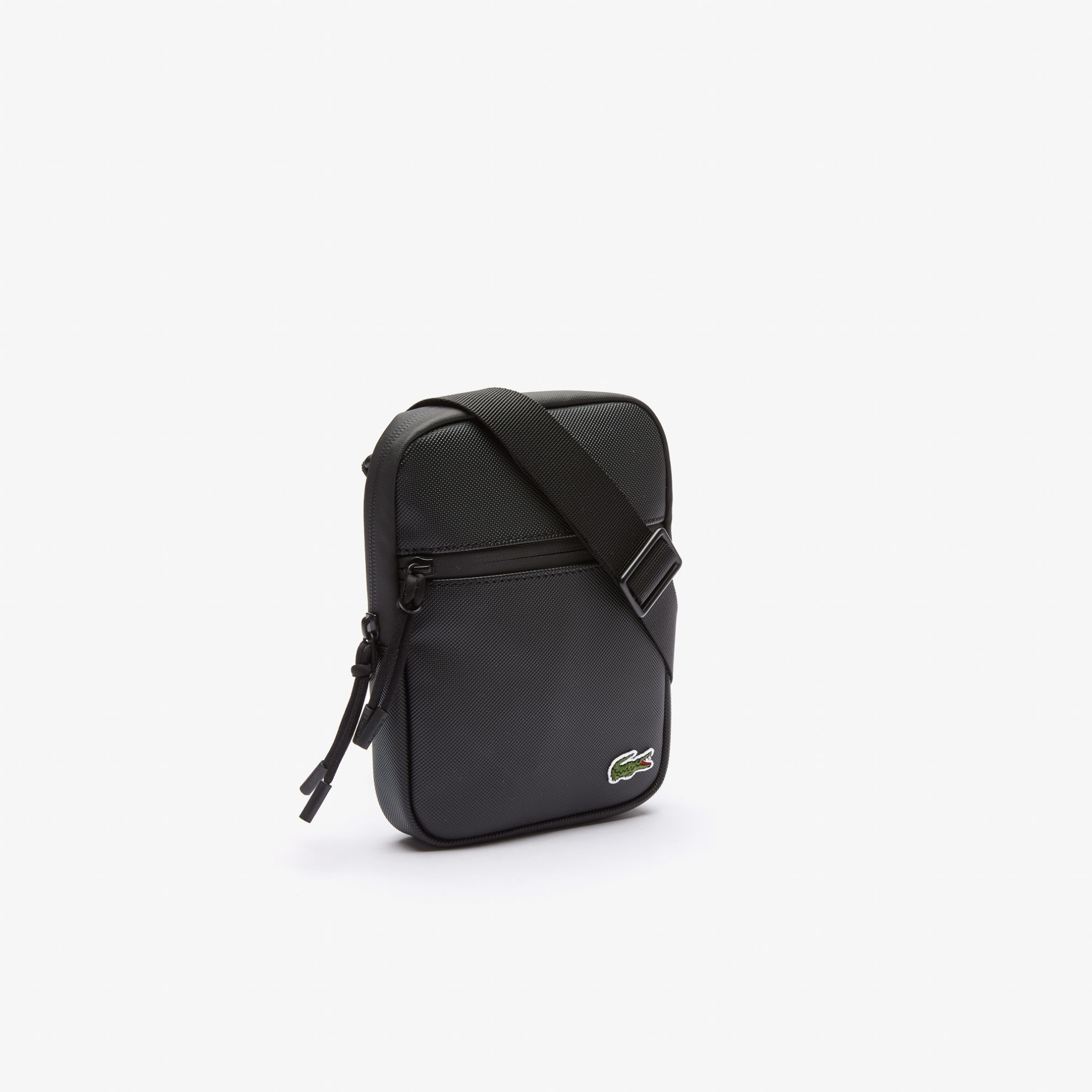 Εικόνα της Ανδρική LCST Coated Canvas Μικρή Flat Crossbody Τσάντα