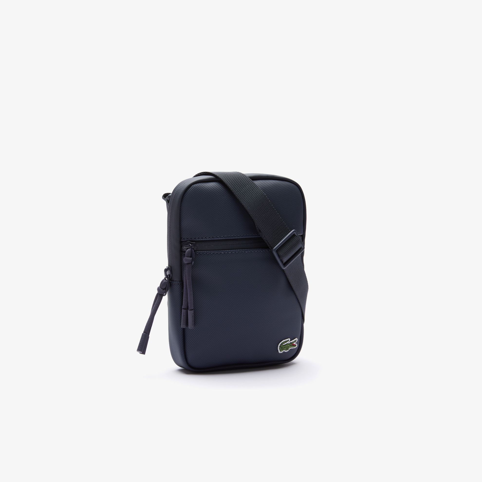 Εικόνα της Ανδρική LCST Coated Canvas Μικρή Flat Crossbody Τσάντα