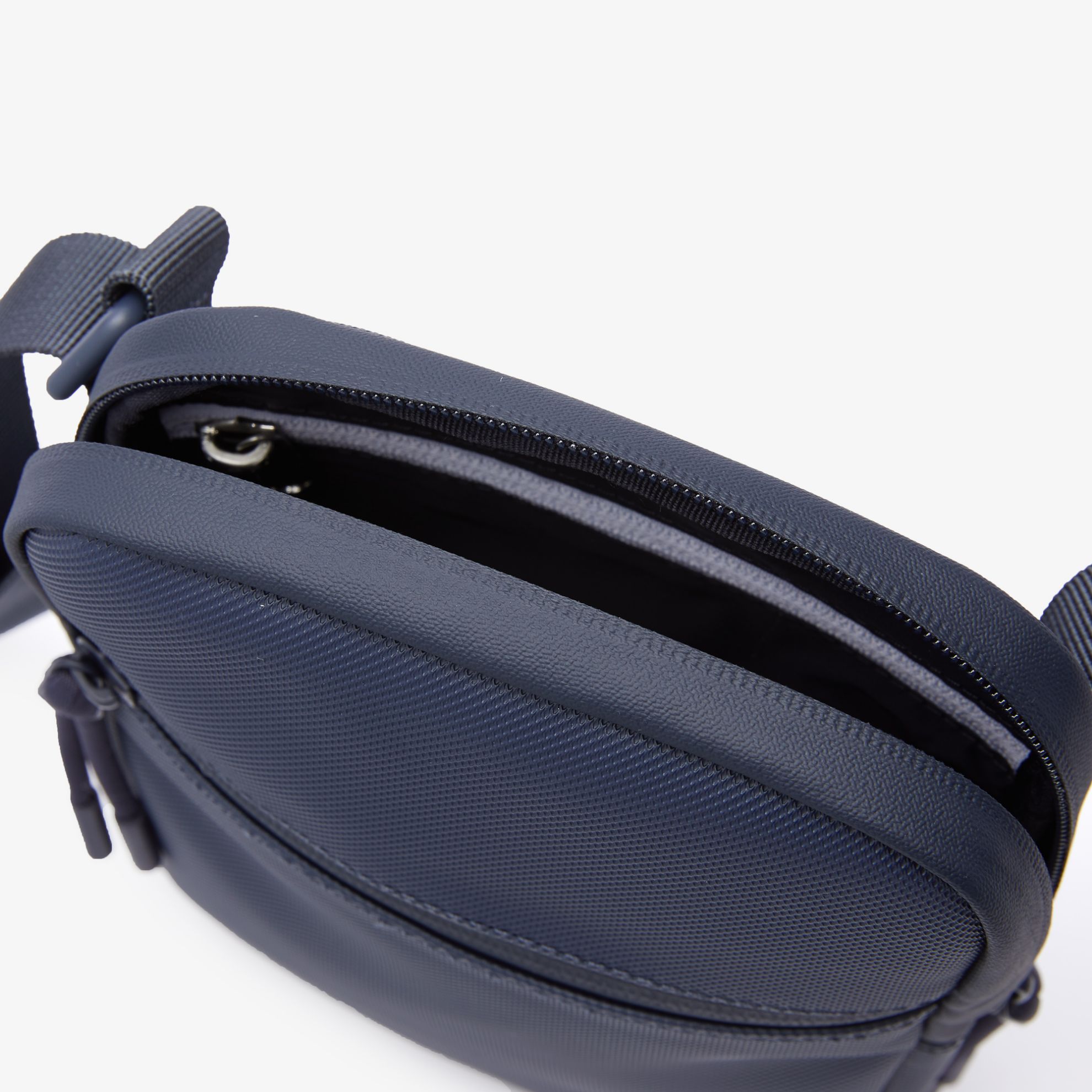 Εικόνα της Ανδρική LCST Coated Canvas Μικρή Flat Crossbody Τσάντα
