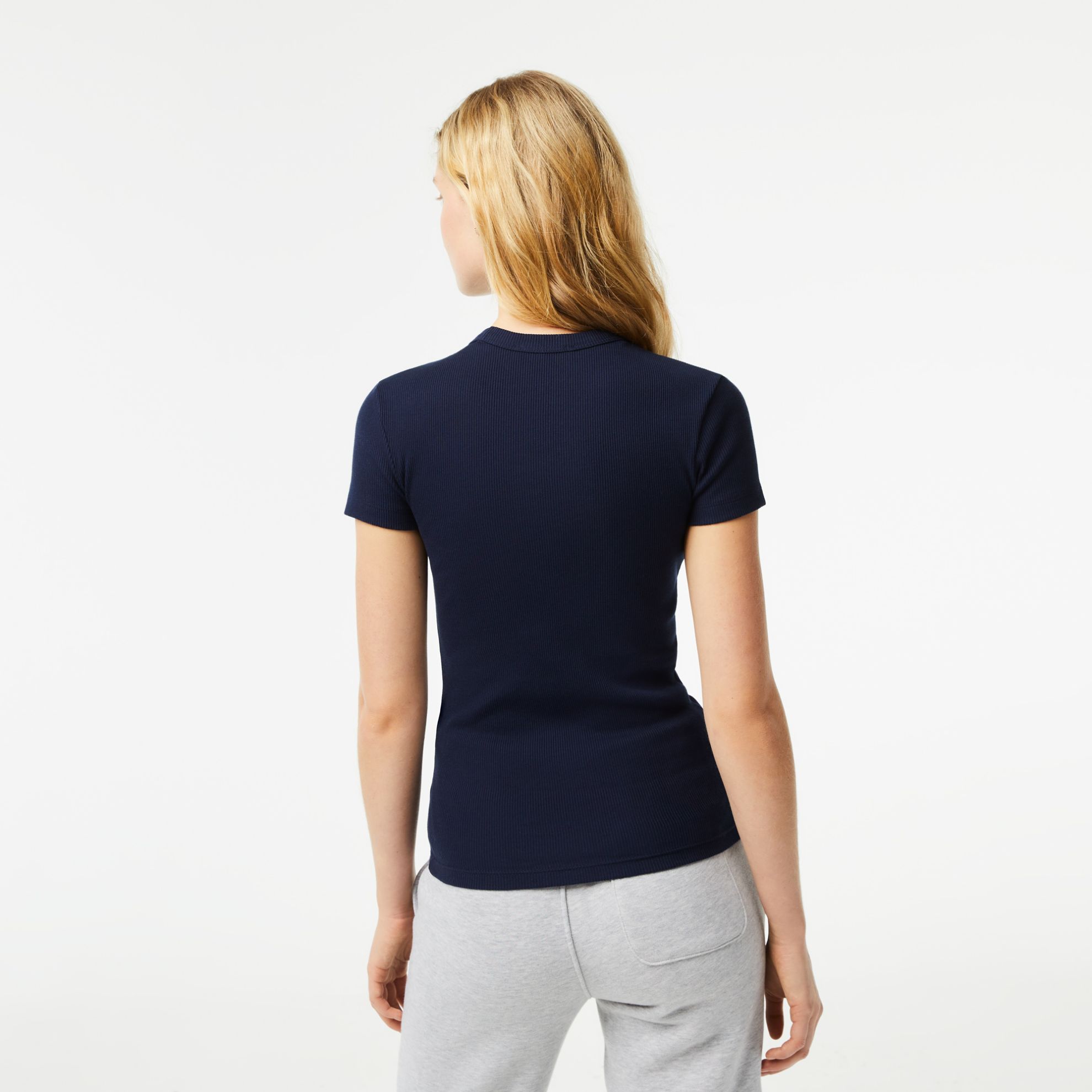 Εικόνα της Γυναικείο T-shirt Slim Fit από Οργανικό Βαμβάκι