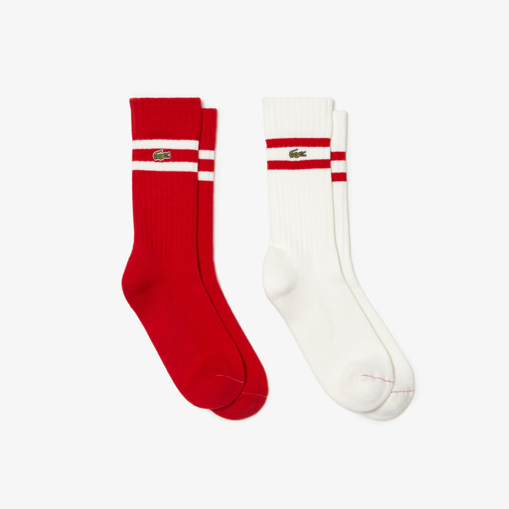 Εικόνα της Unisex Ribbed Πλεκτές Κάλτσες με Ρίγες 