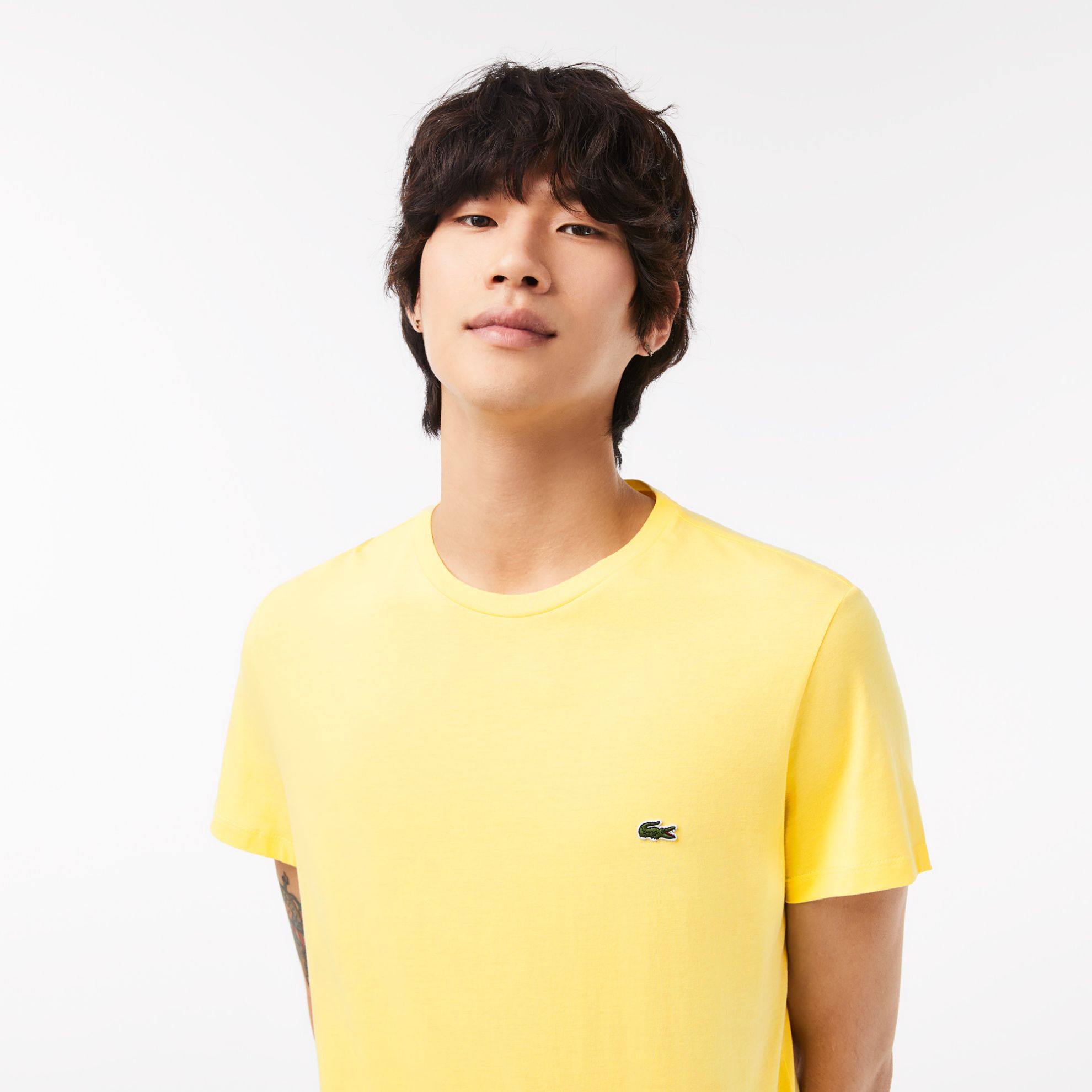 Εικόνα της Ανδρικό T-shirt Pima Cotton Jersey με Λαιμόκοψη