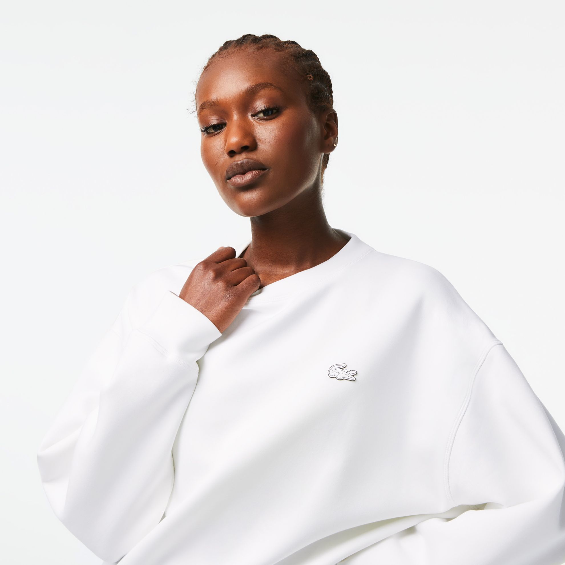Εικόνα της Γυναικείο Lacoste Print Back Φούτερ
