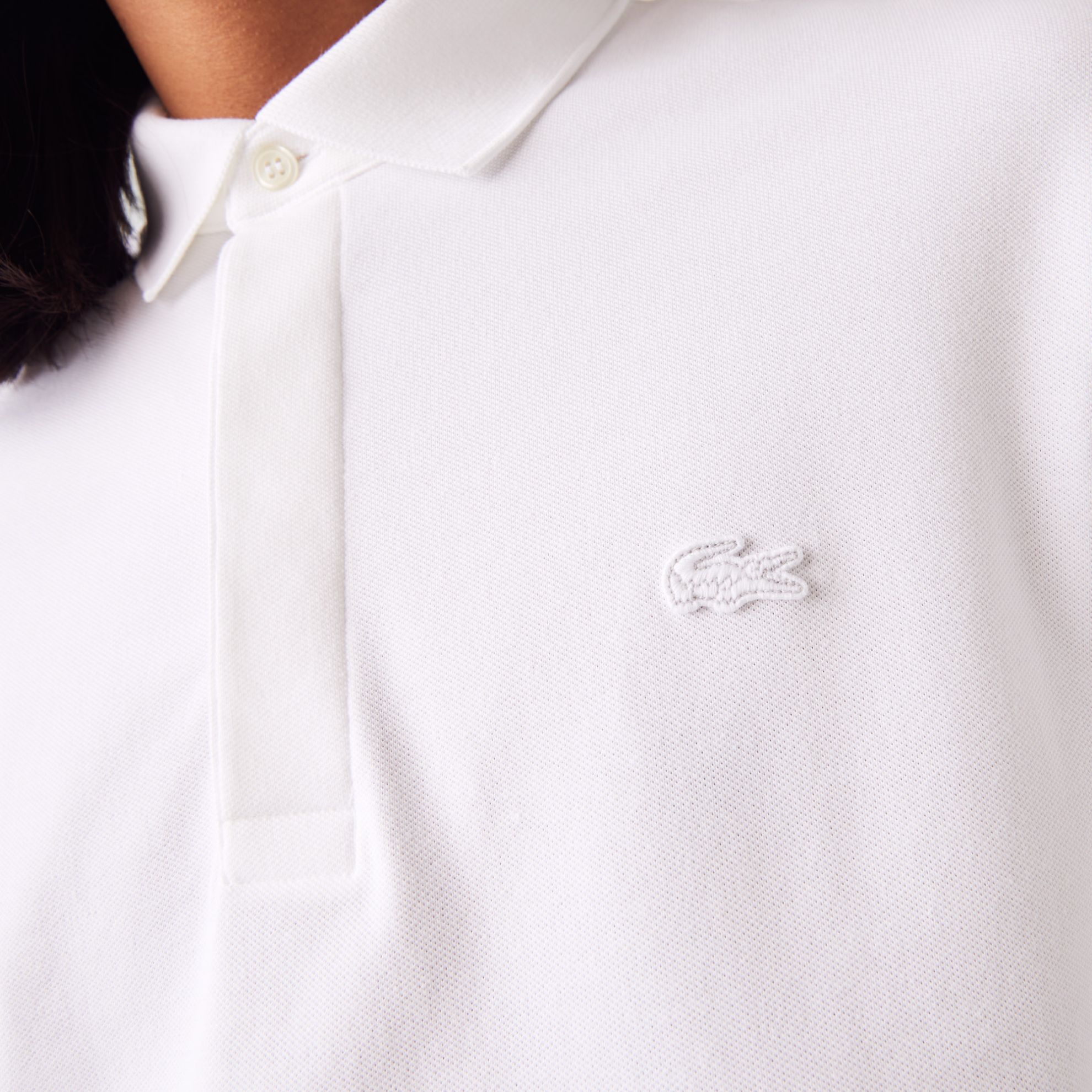 Εικόνα της Smart Paris Μακρυμάνικη Polo Μπλούζα Stretch Cotton Piqué 