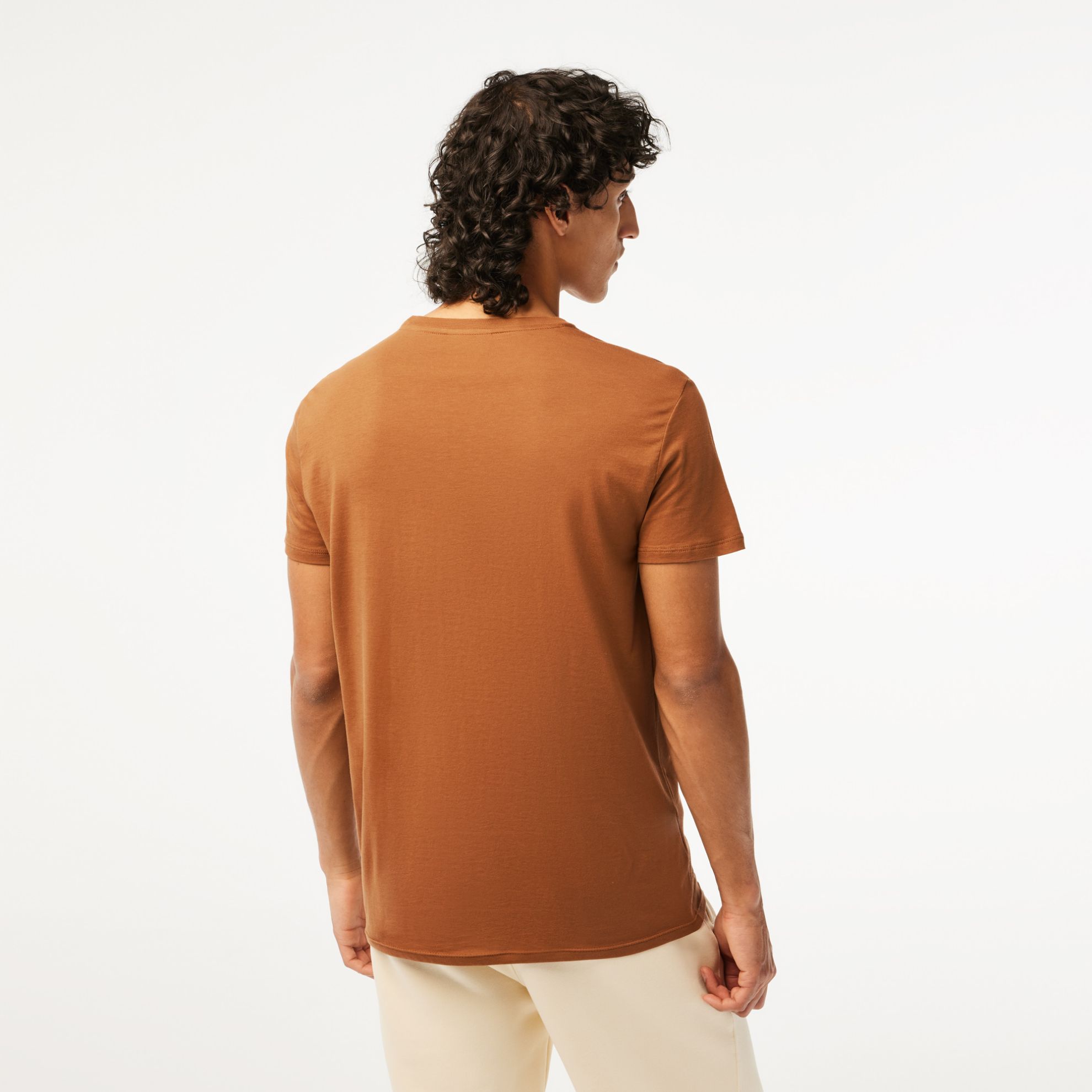Εικόνα της Ανδρικό T-shirt Pima Cotton Jersey με Λαιμόκοψη