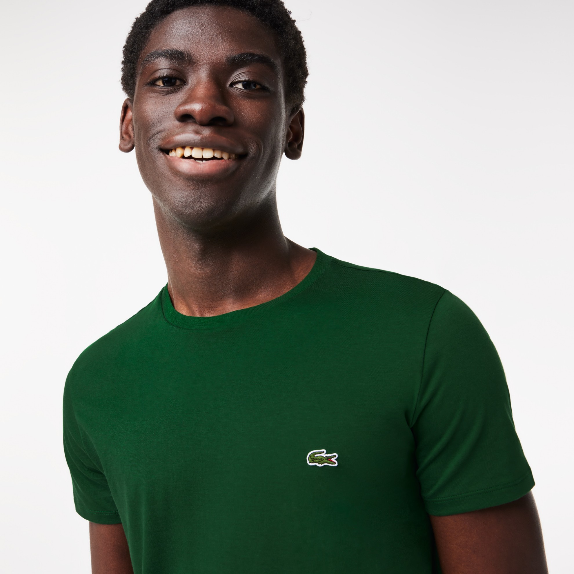 Εικόνα της Ανδρικό T-shirt Pima Cotton Jersey με Λαιμόκοψη