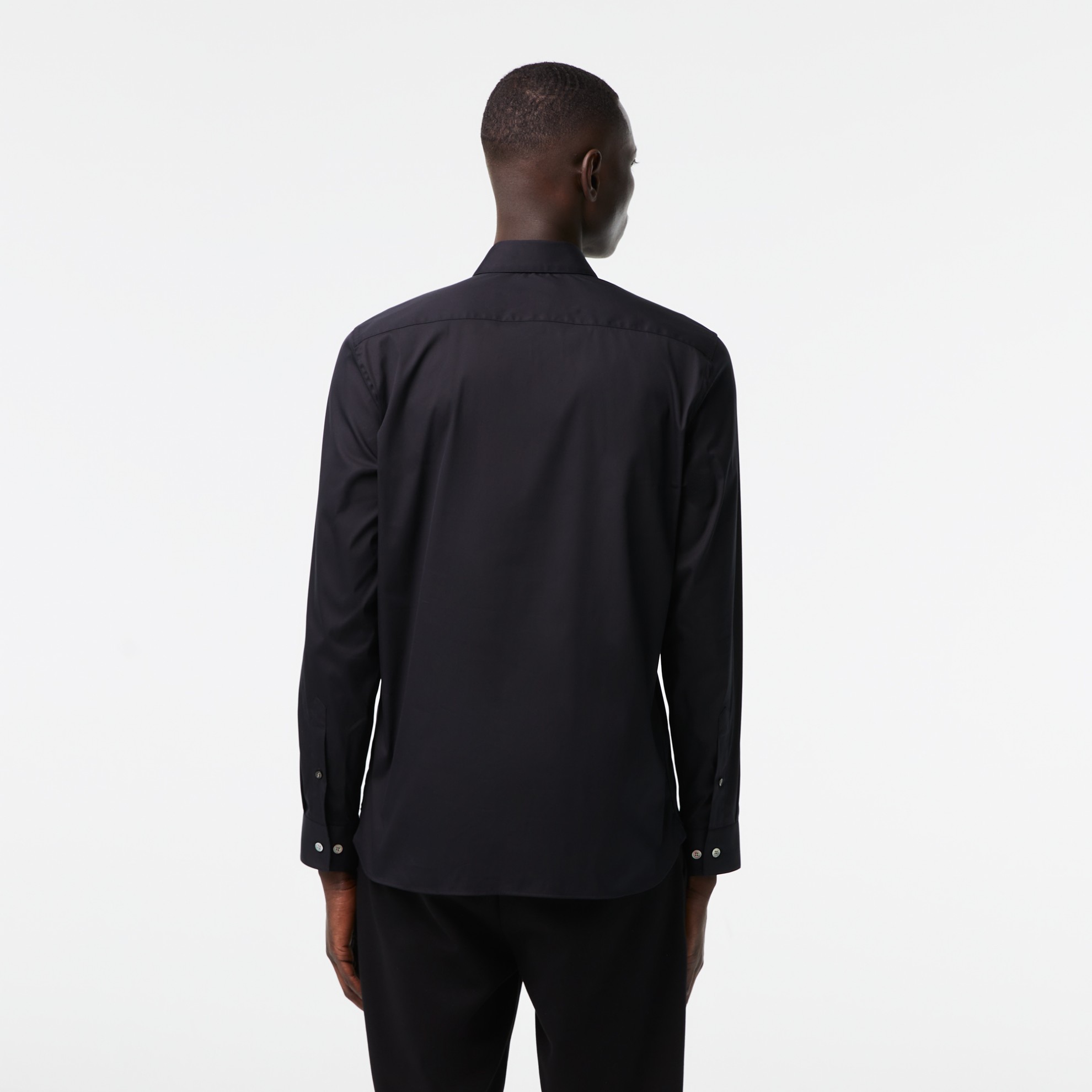 Εικόνα της Ανδρικό French Collar Cotton Poplin Πουκάμισο Slim Fit