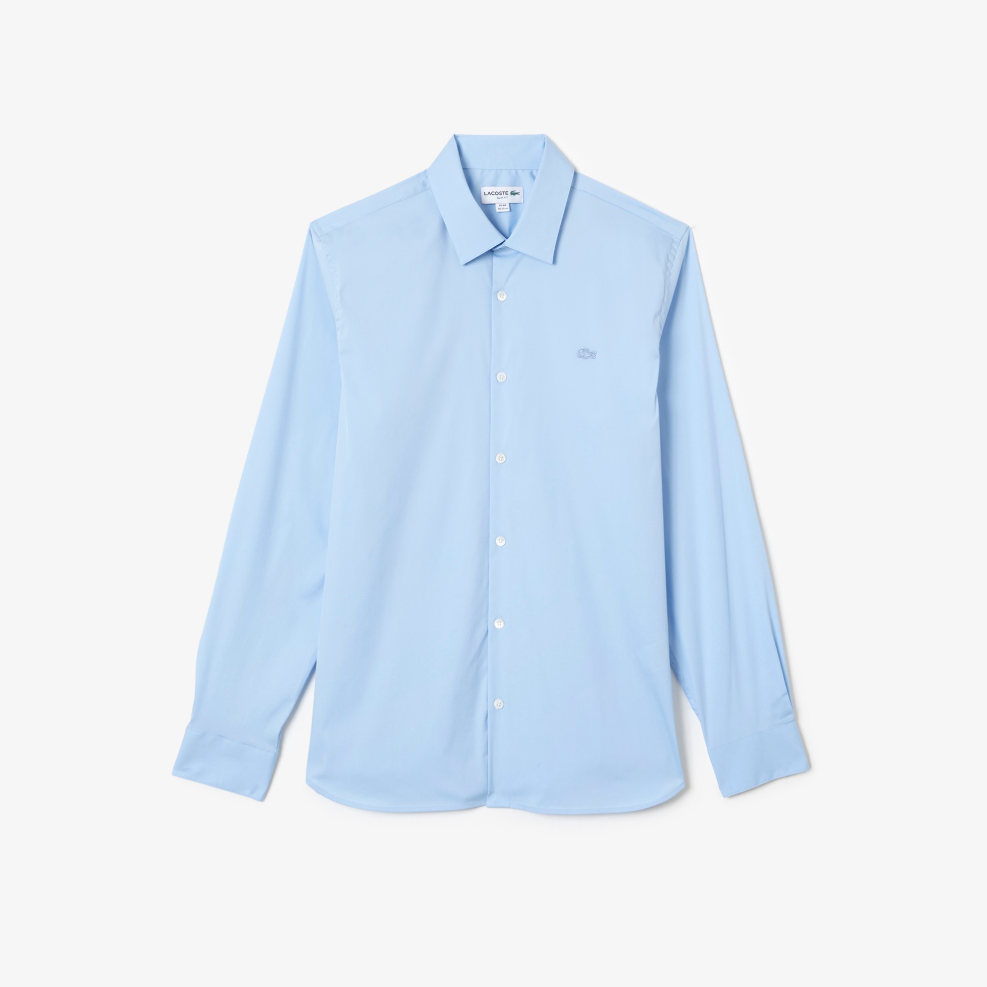 Εικόνα της Ανδρικό French Collar Cotton Poplin Πουκάμισο Slim Fit
