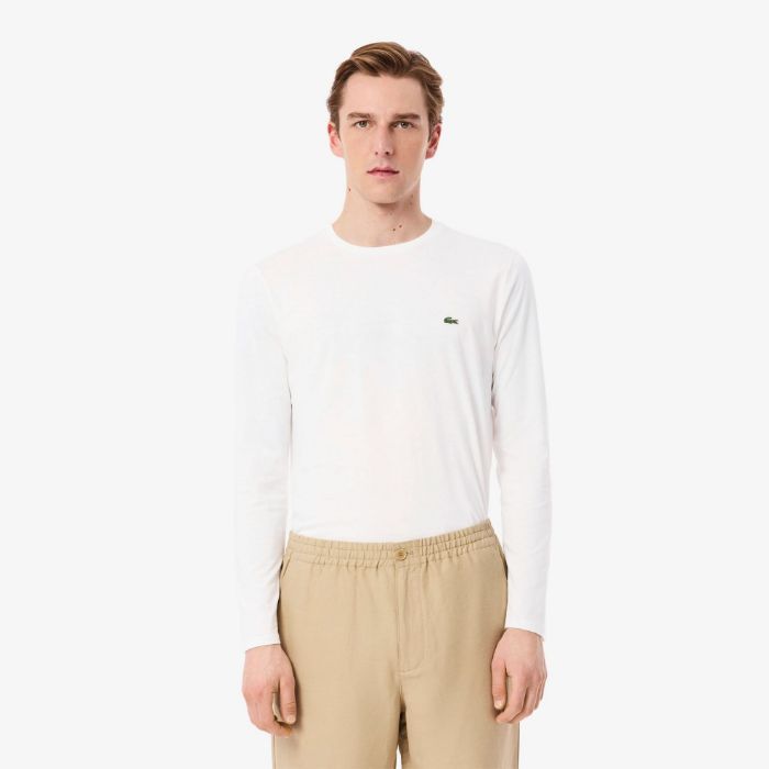 Εικόνα της Ανδρικό Μακρυμάνικο Pima Cotton T-shirt με Λαιμόκοψη