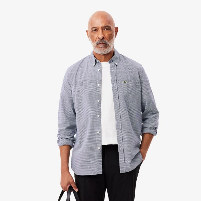 Εικόνα της Ανδρικό Gingham Poplin Πουκάμισο Regular Fit