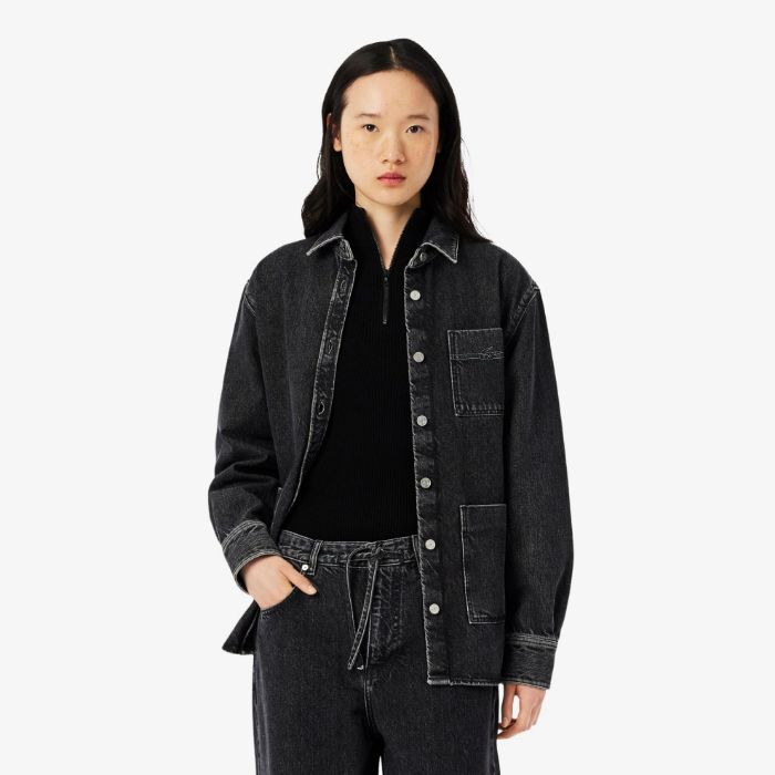 Εικόνα της Γυναικείο Oversized Denim Overshirt