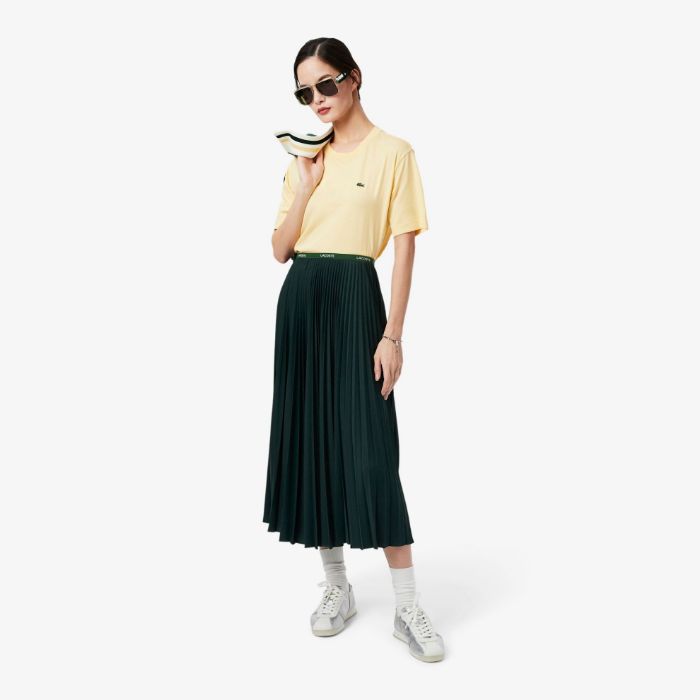 Εικόνα της Γυναικεία Μακρία Πλισέ Elasticated Waist Φούστα