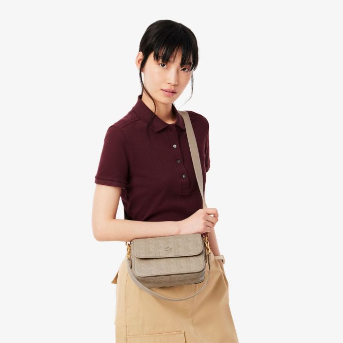 Εικόνα της Γυναικεία Maheki Embossed Δερμάτινη Τσάντα Ώμου