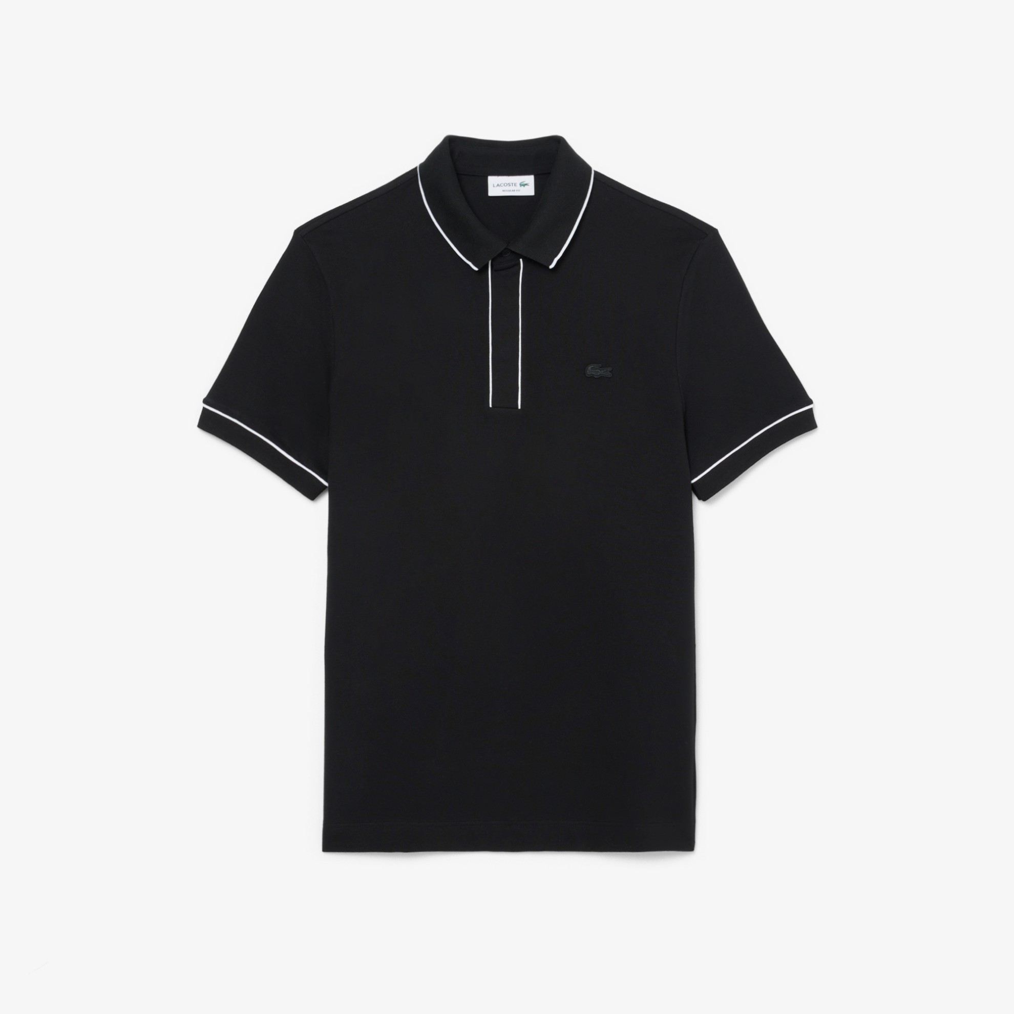 Εικόνα της Smart Paris Stretch Cotton Contrast Trim Polo Μπλούζα