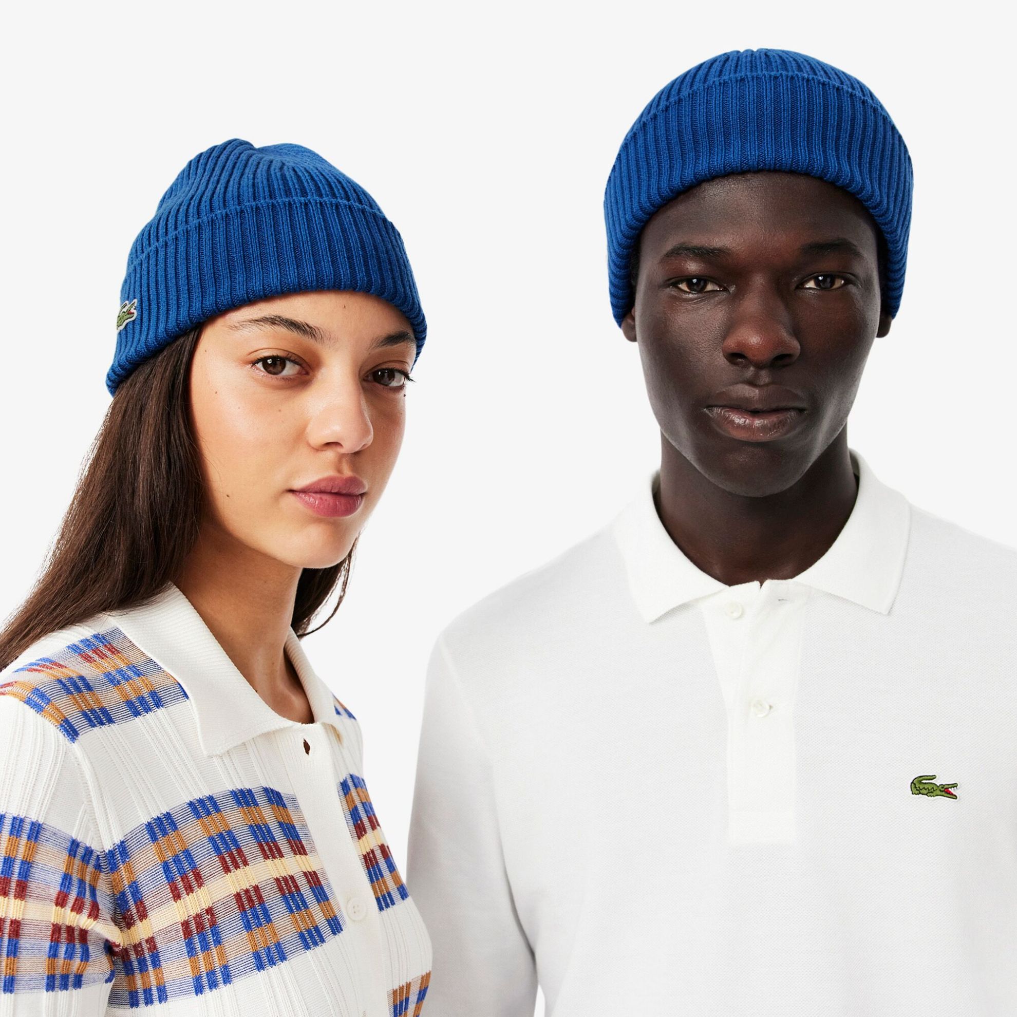 Εικόνα της Unisex Lacoste Ribbed Μάλλινος Σκούφος