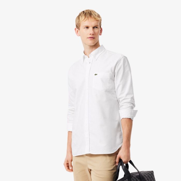 Εικόνα της Ανδρικό Oxford Βαμβακερό Πουκάμισο Regular Fit