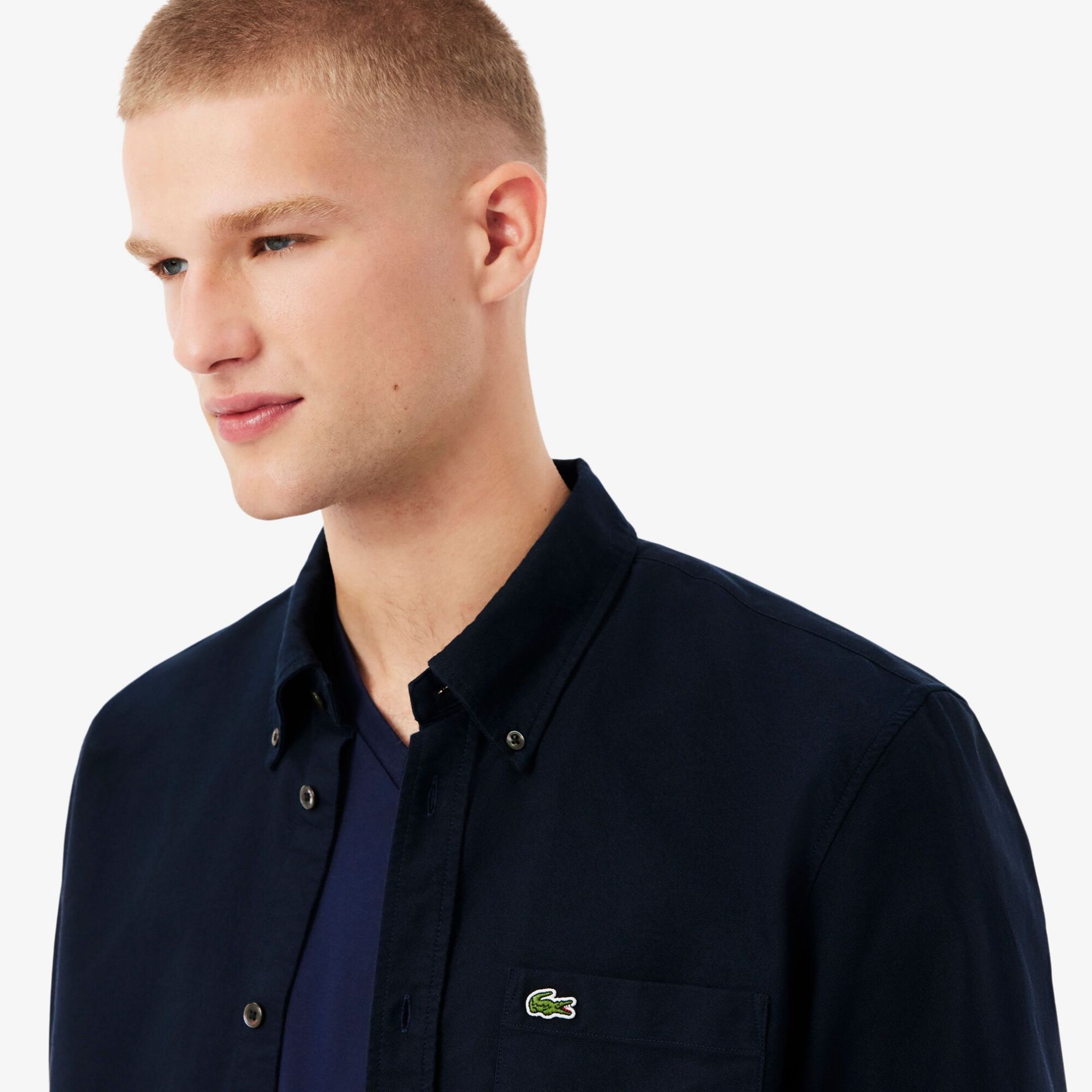 Εικόνα της Ανδρικό Oxford Βαμβακερό Πουκάμισο Regular Fit