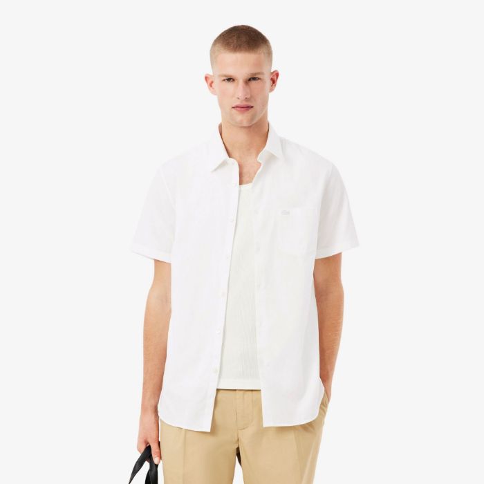 Εικόνα της Ανδρικό Solid Cotton Πουκάμισο Regular Fit