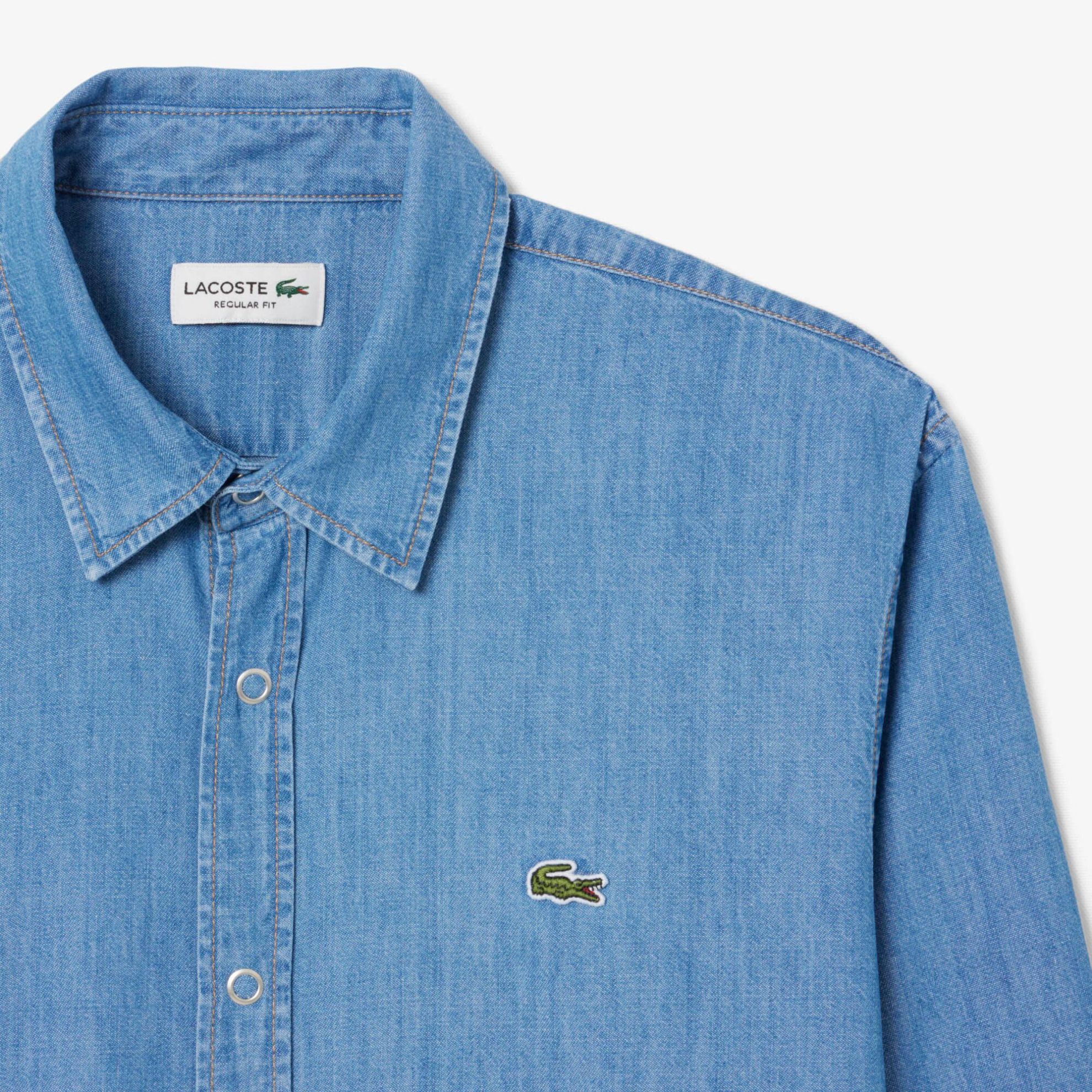 Εικόνα της Ανδρικό Lightweight Denim Πουκάμισο Regular Fit