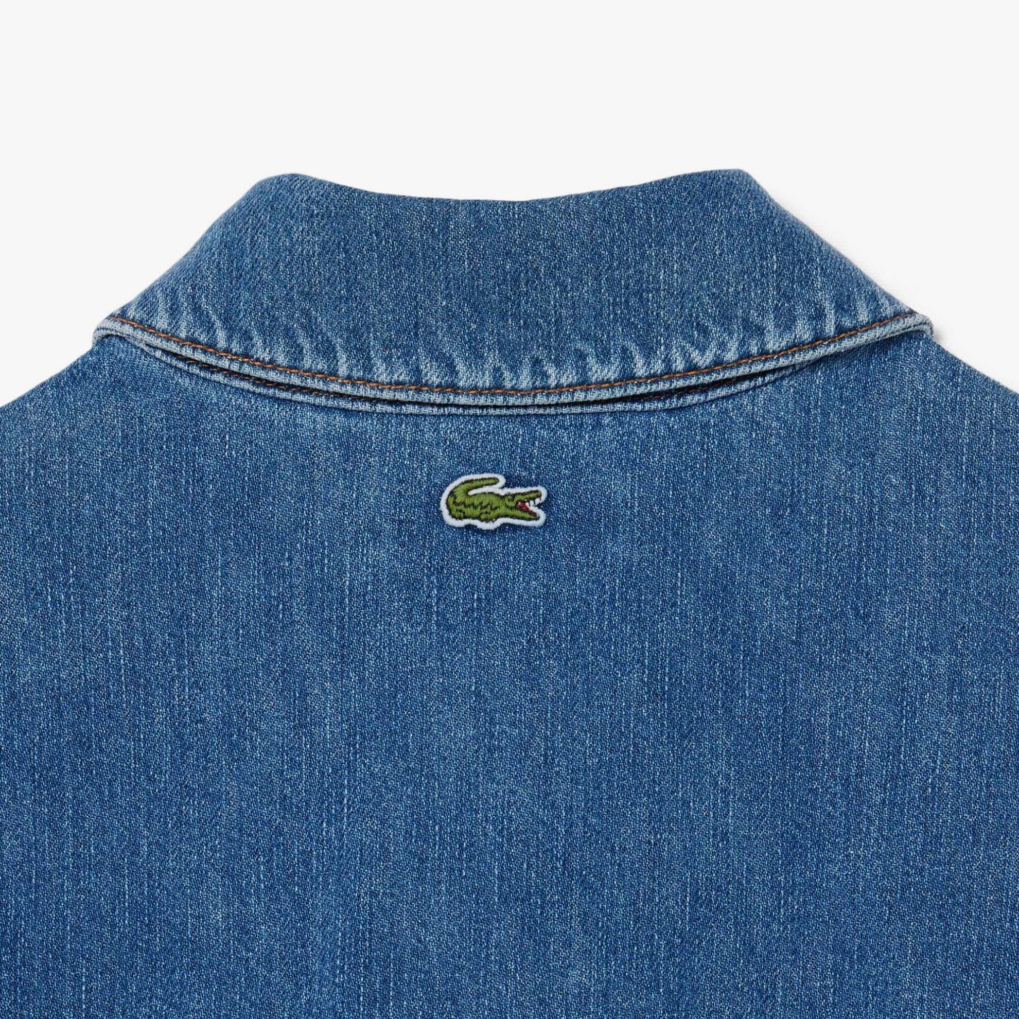 Εικόνα της Oversized Denim Polo Φόρεμα