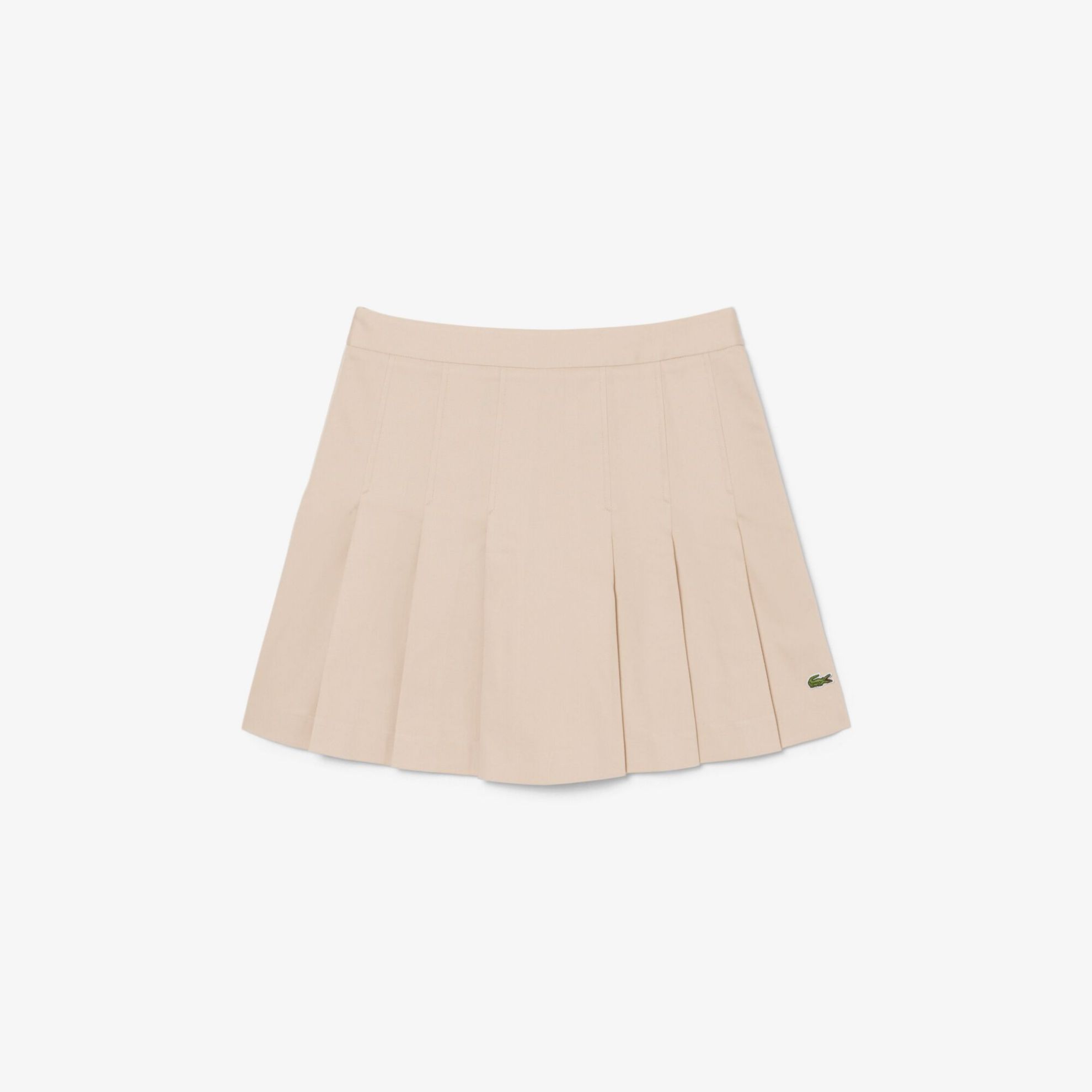 Εικόνα της Γυναικεία Κοντή Stretch Cotton Πλισέ Φούστα