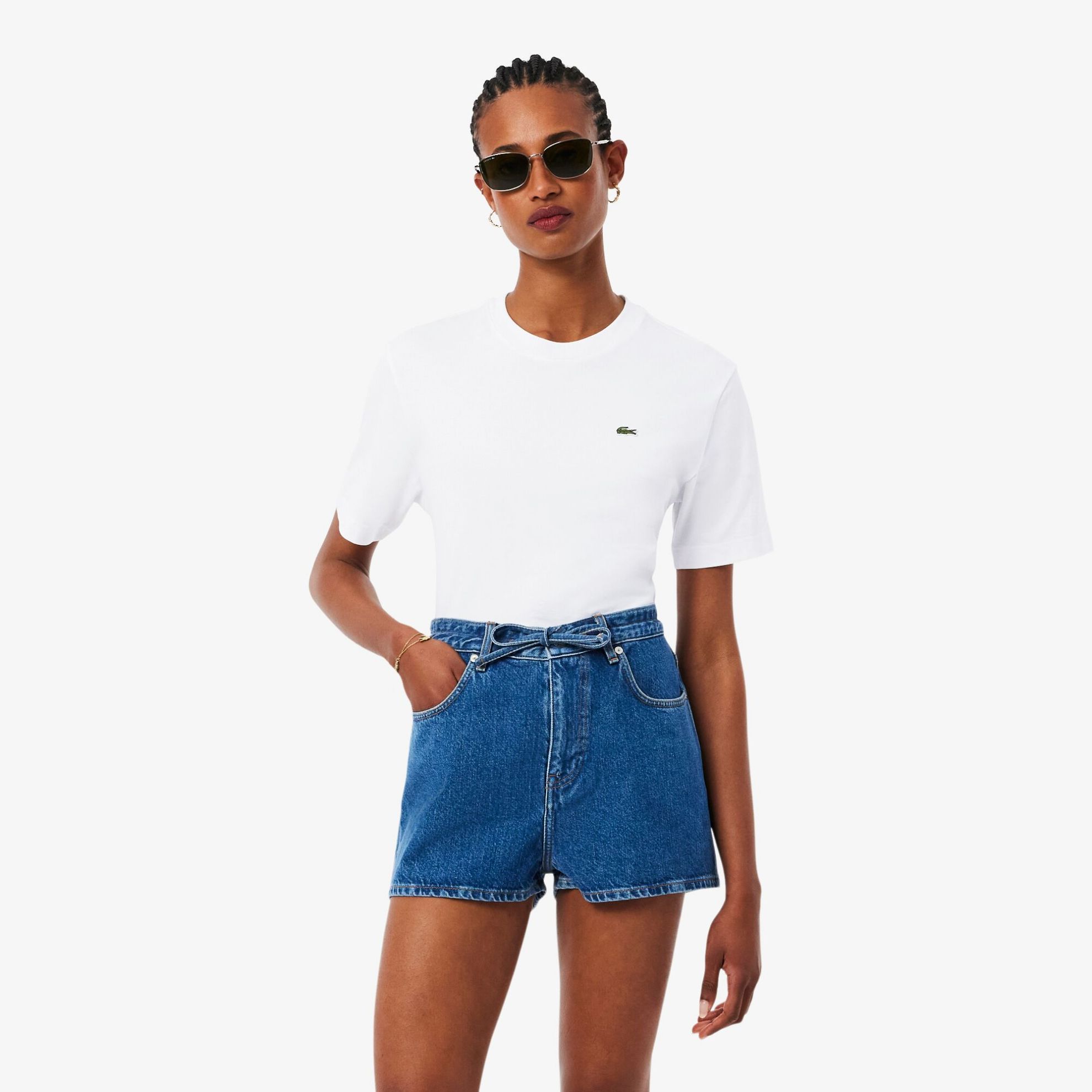 Εικόνα της Γυναικείο Lightweight Cotton Pima Jersey T-shirt Relaxed Fit