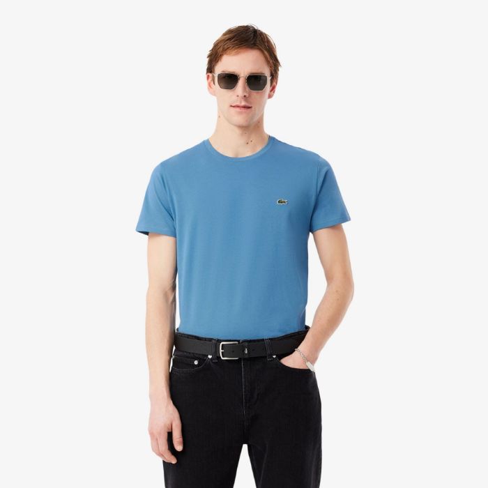 Εικόνα της Ανδρικό T-shirt Pima Cotton Jersey με Λαιμόκοψη