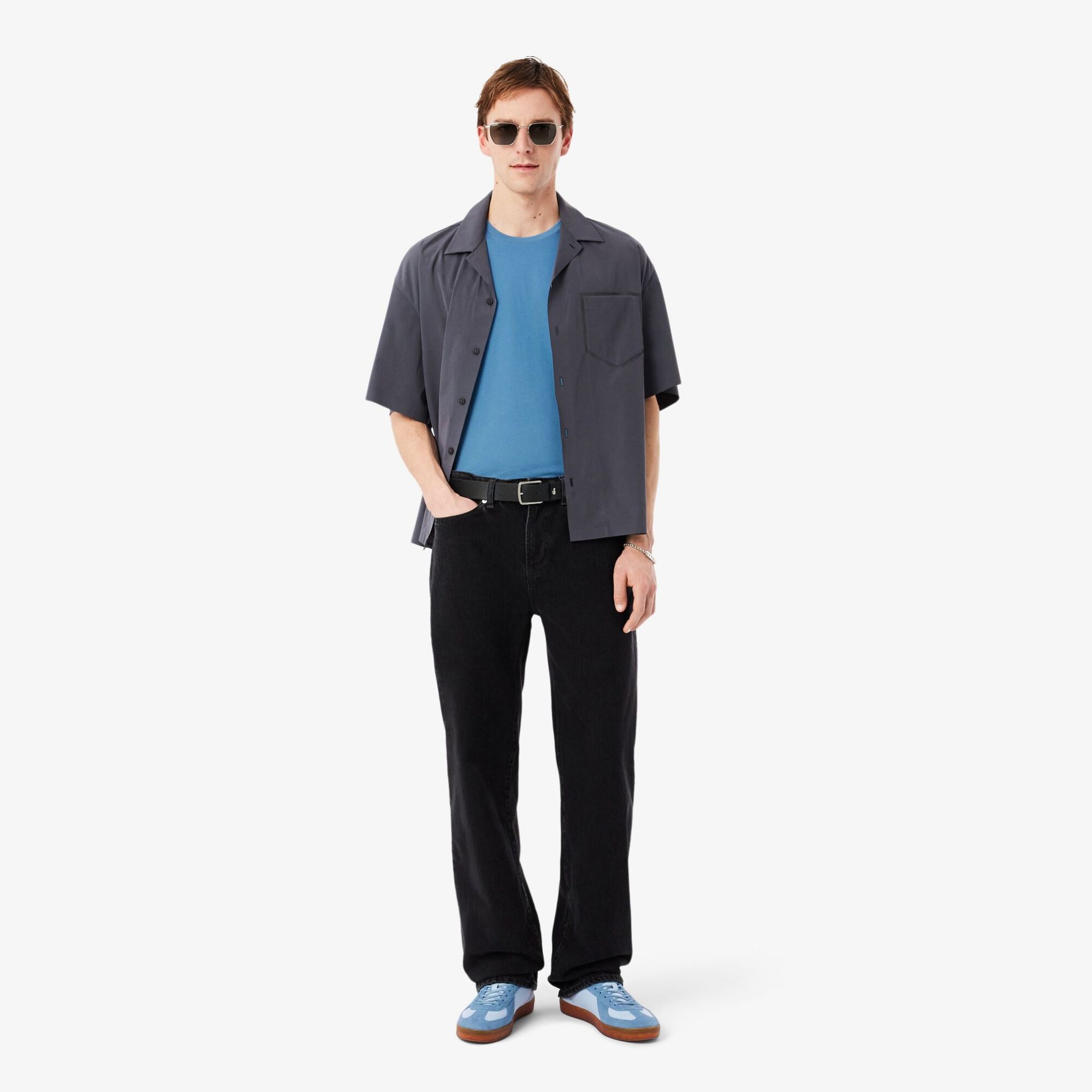 Εικόνα της Ανδρικό T-shirt Pima Cotton Jersey με Λαιμόκοψη