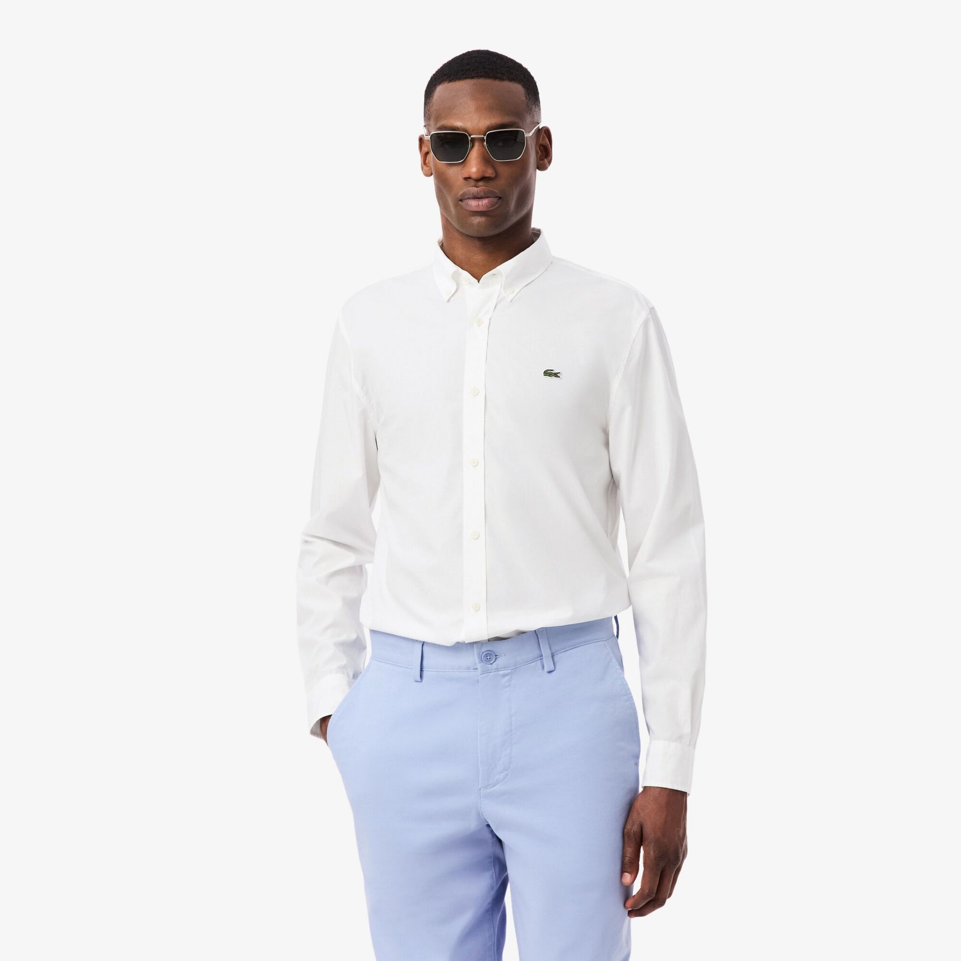 Εικόνα της Aνδρικό Stretch Poplin Πουκάμισο Regular Fit