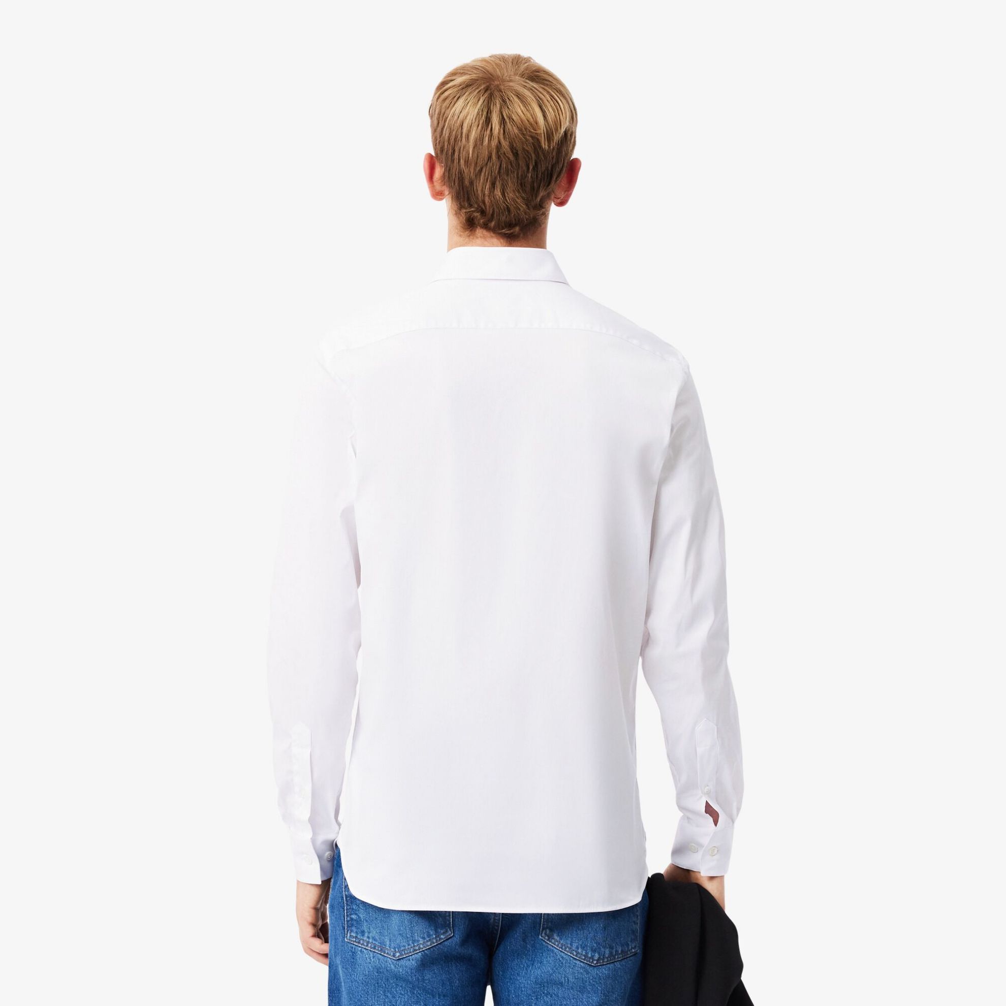 Εικόνα της Ανδρικό French Collar Cotton Poplin Πουκάμισο Slim Fit