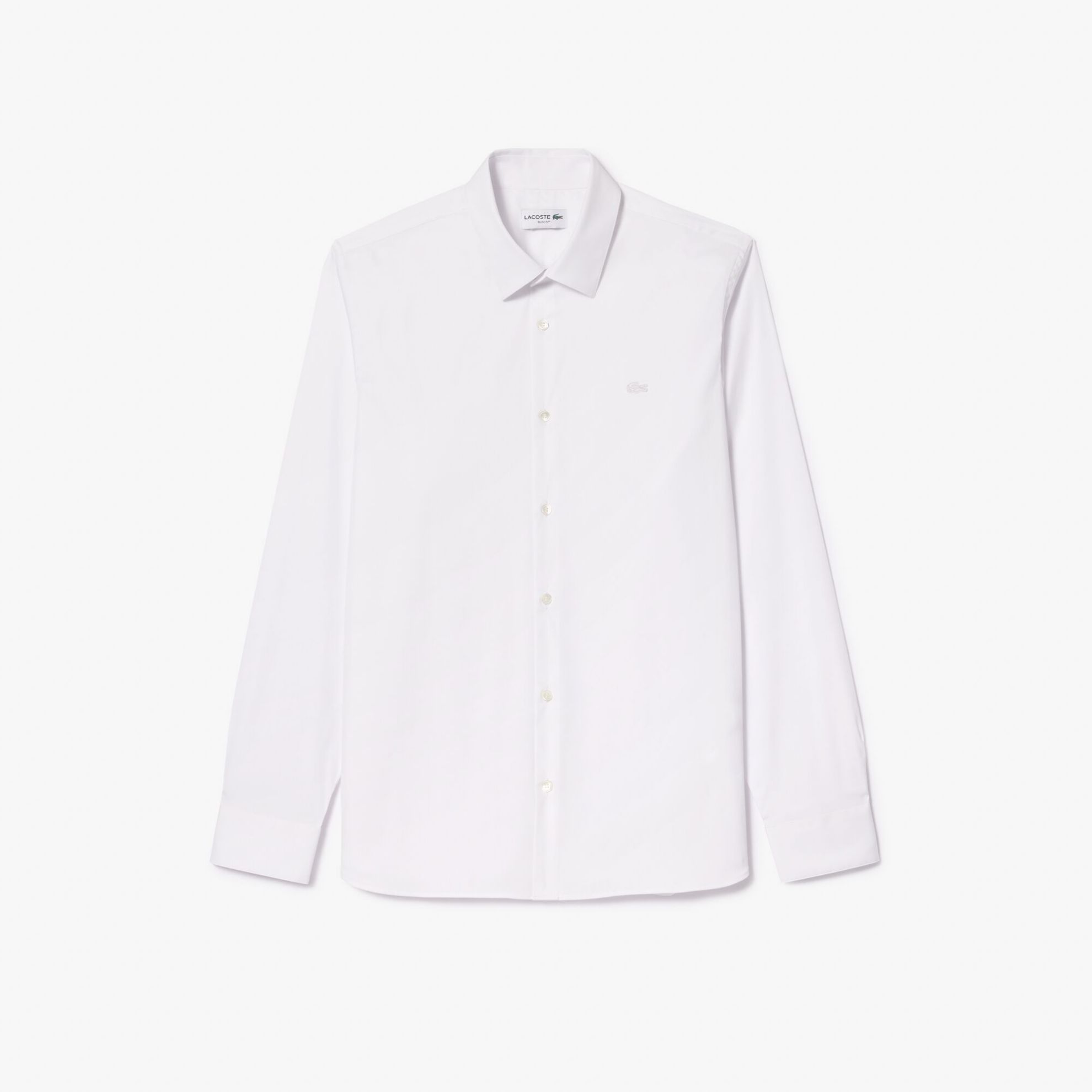 Εικόνα της Ανδρικό French Collar Cotton Poplin Πουκάμισο Slim Fit