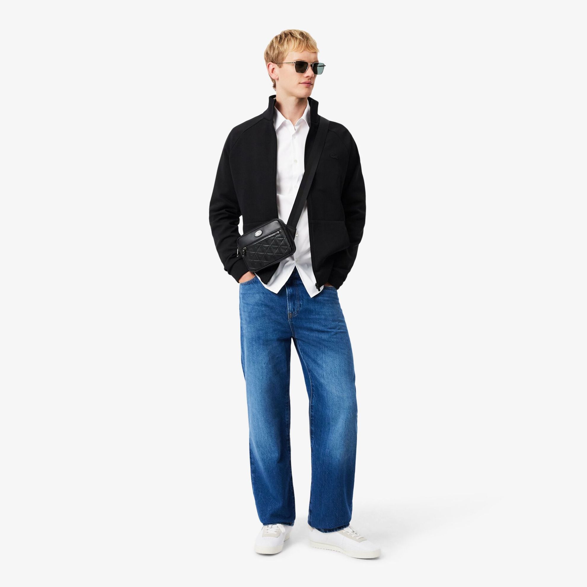 Εικόνα της Ανδρικό French Collar Cotton Poplin Πουκάμισο Slim Fit