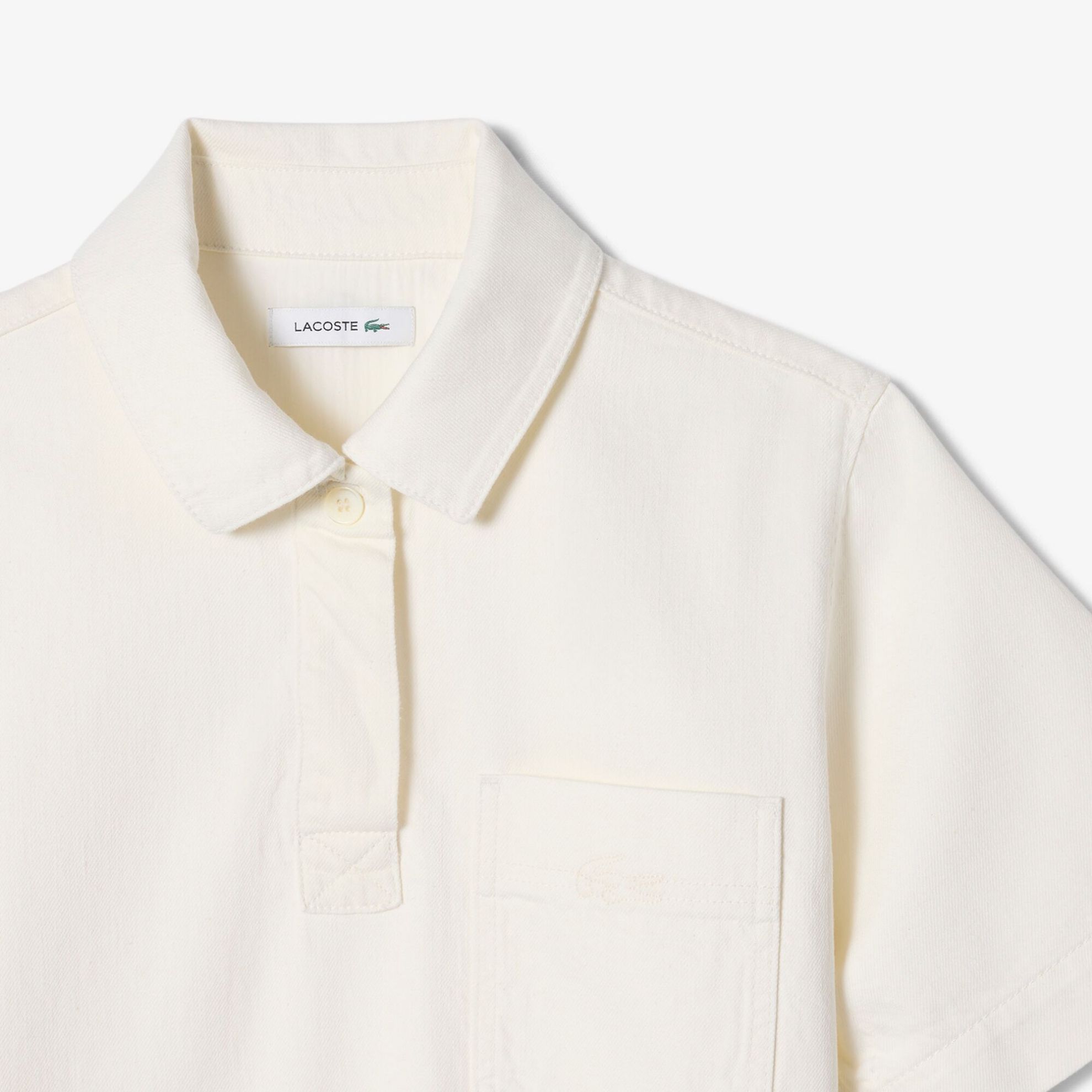 Εικόνα της Oversized Denim Polo Φόρεμα