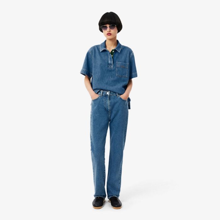Εικόνα της Γυναικείο 5 Pocket Jeans Straight Fit