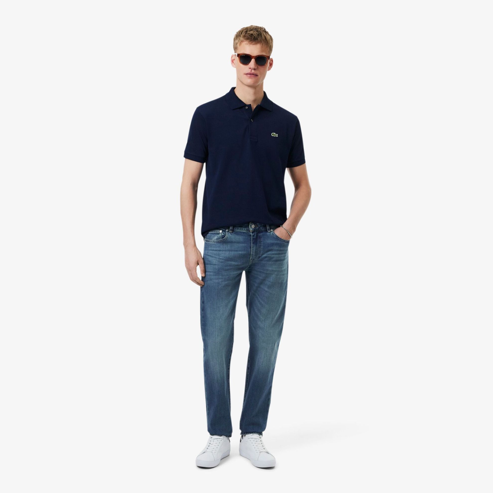 Εικόνα της Ανδρικό 5 Pocket Indigo Jeans Slim Fit Long 32