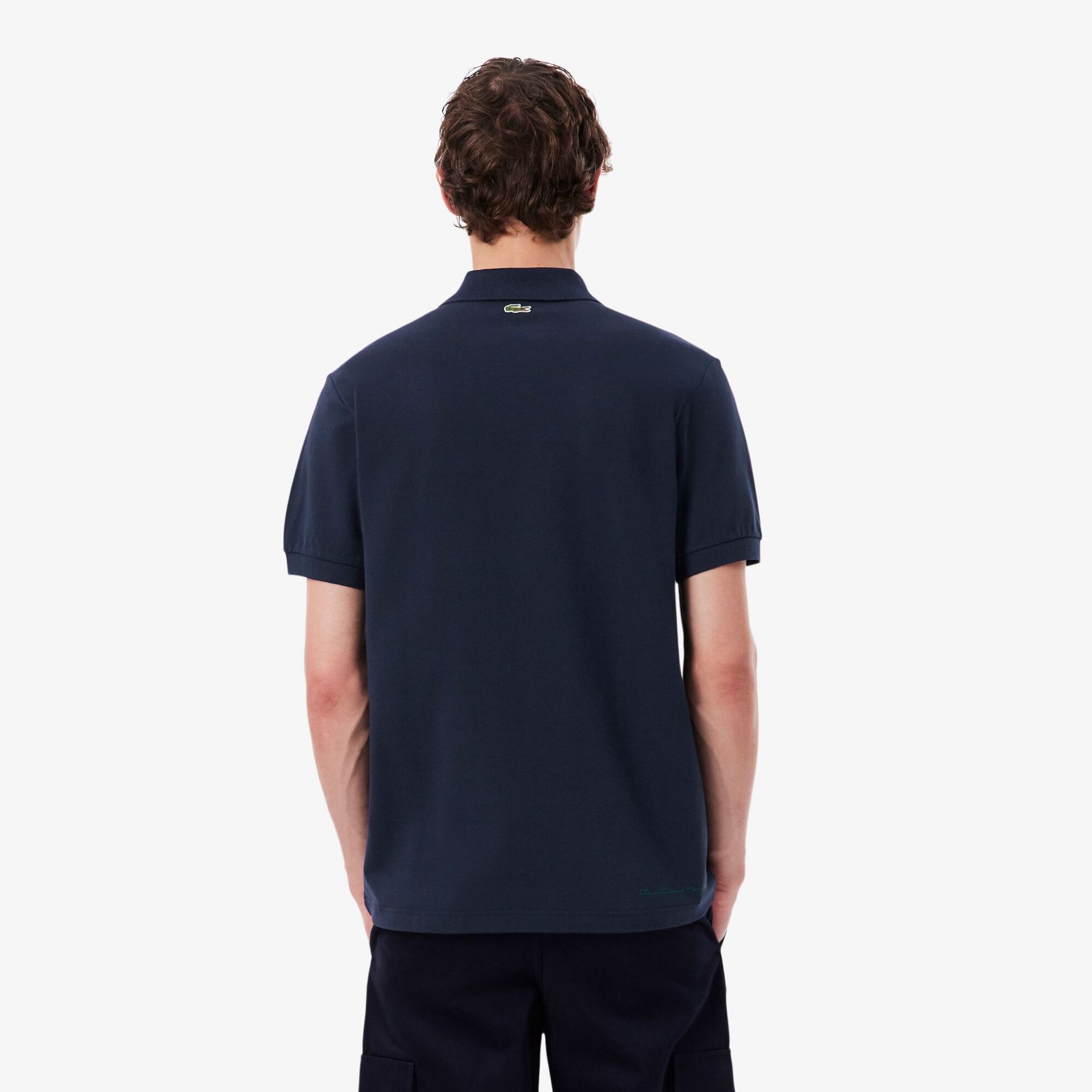 Εικόνα της Ανδρική Printed Piqué Polo Μπλούζα Classic Fit