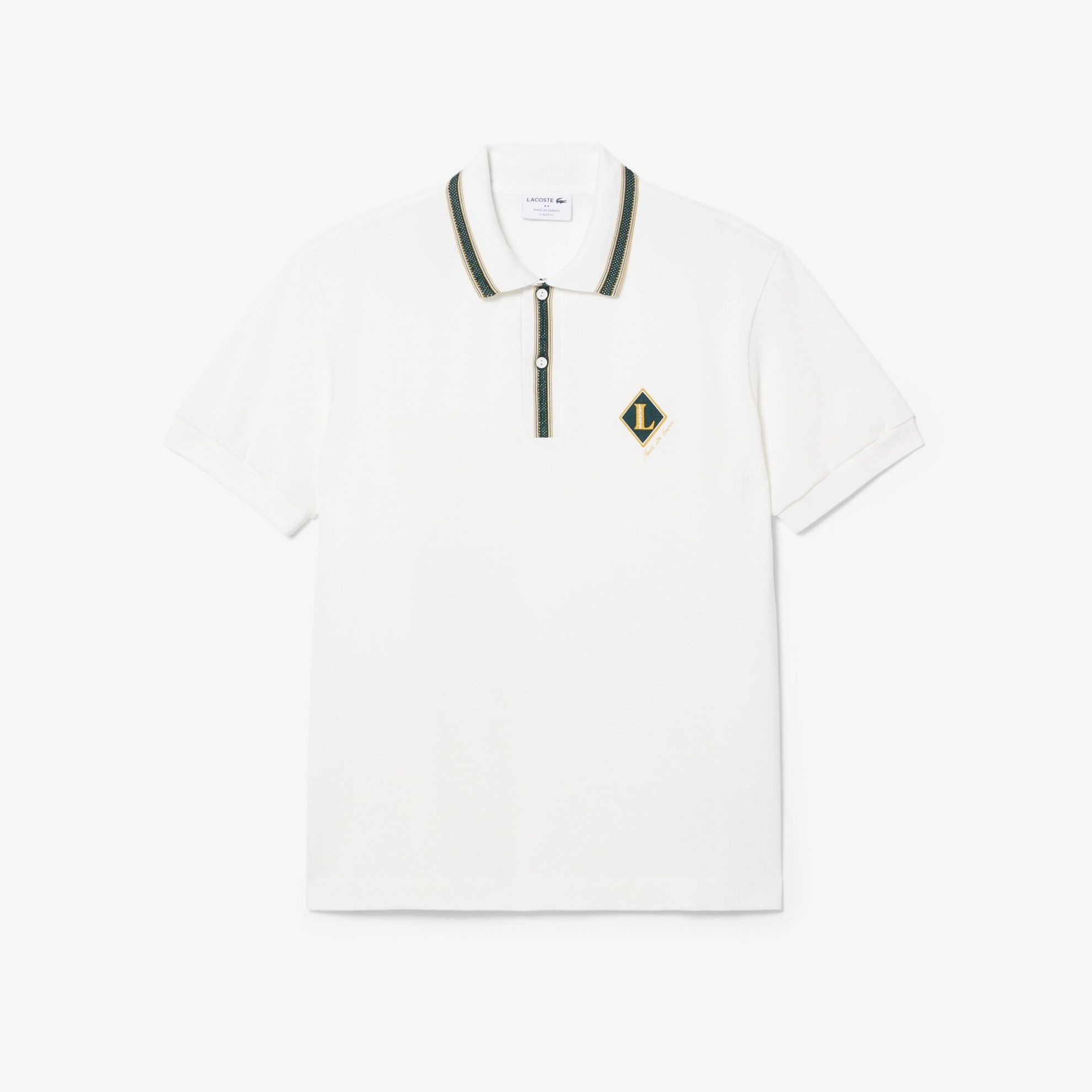 Εικόνα της Ανδρική Made In France Badge Accent Polo Μπλούζα Classic Fit
