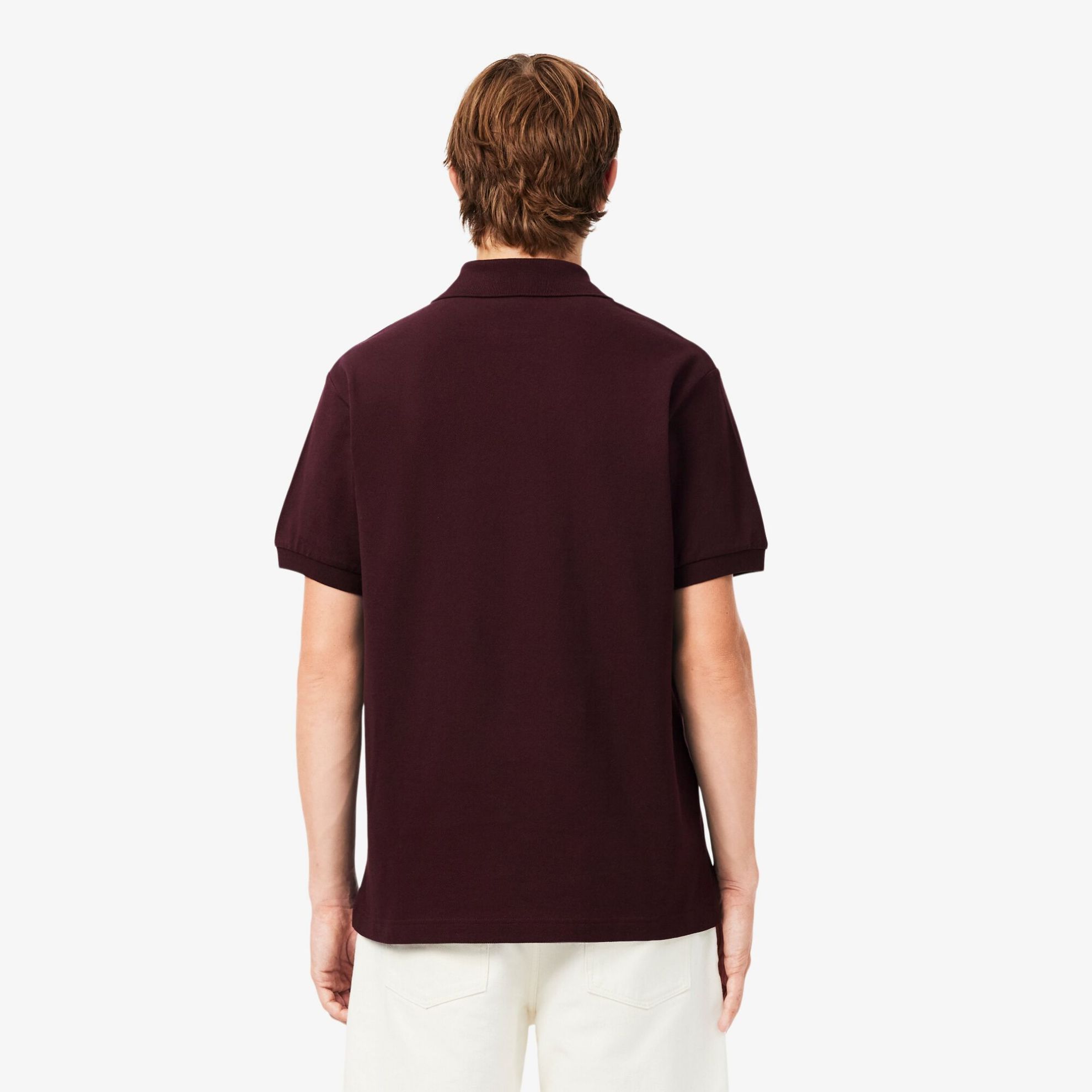 Εικόνα της Ανδρική Embroidered Petit Piqué Polo Μπλούζα Classic Fit