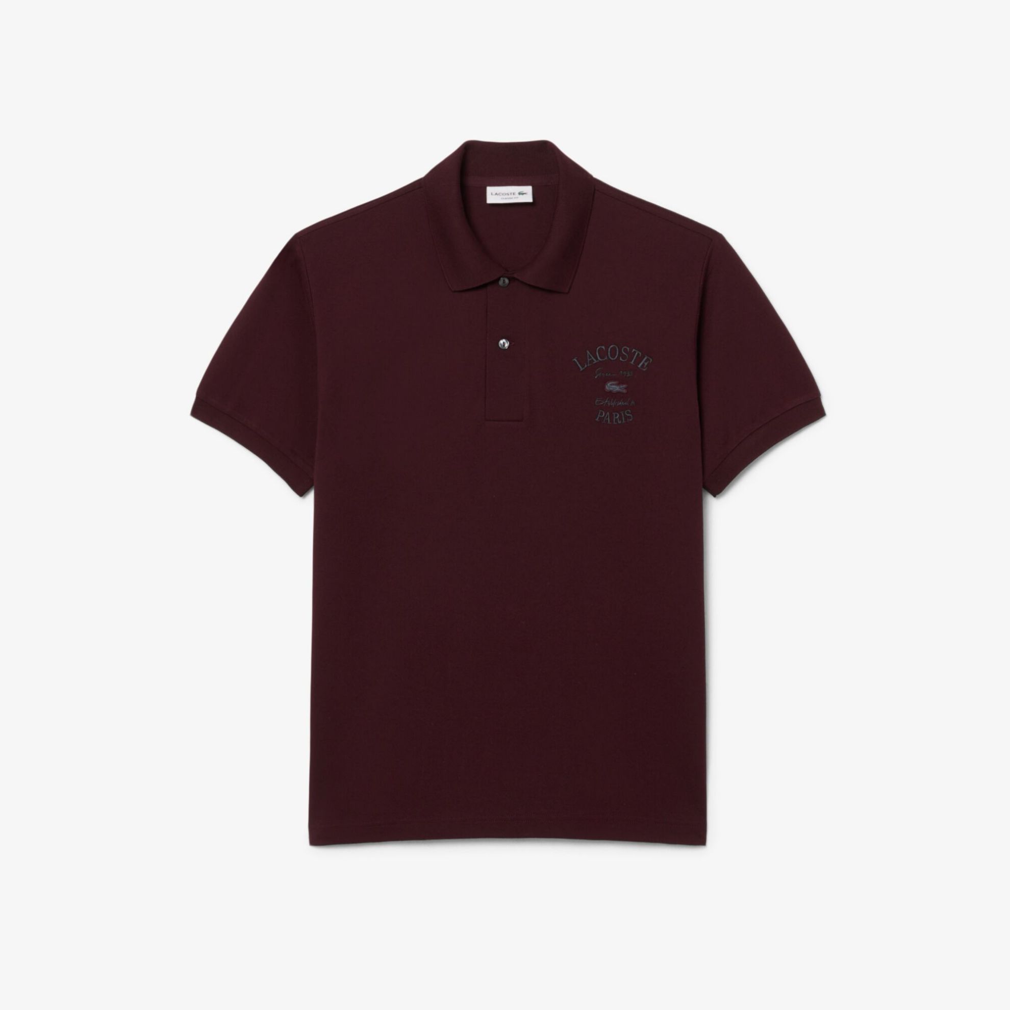 Εικόνα της Ανδρική Embroidered Petit Piqué Polo Μπλούζα Classic Fit