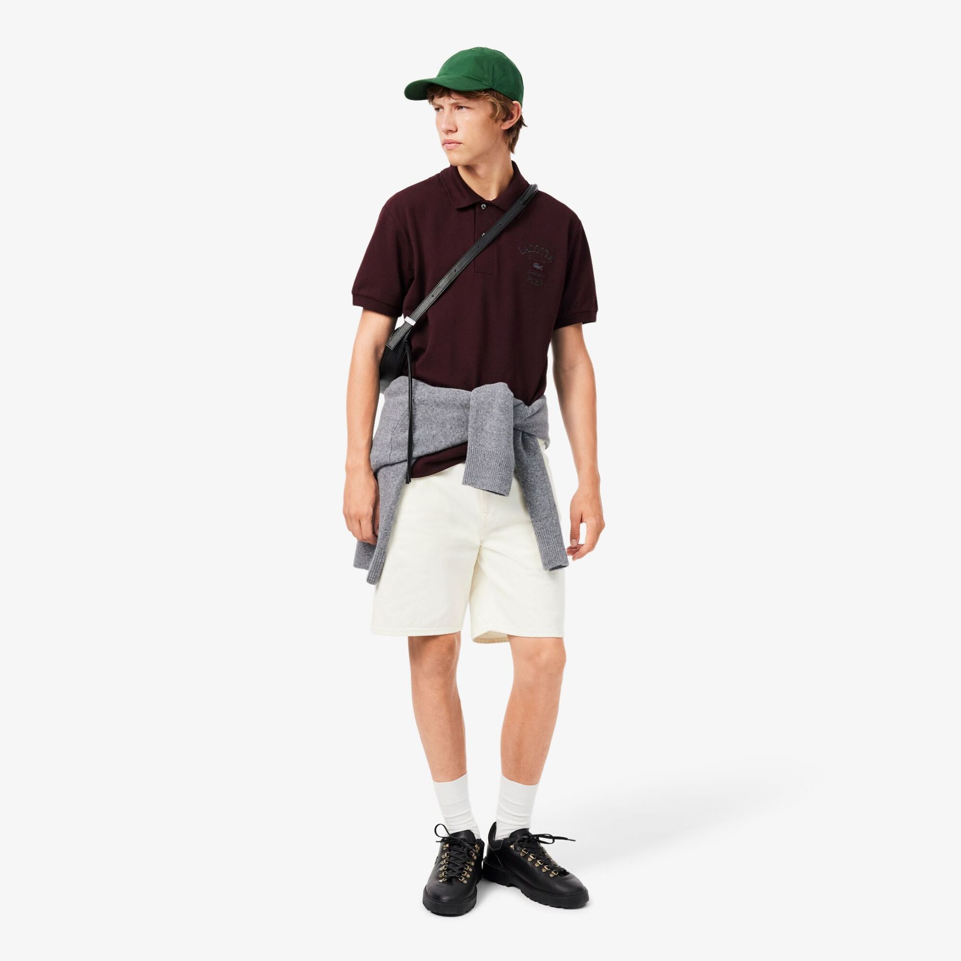 Εικόνα της Ανδρική Embroidered Petit Piqué Polo Μπλούζα Classic Fit
