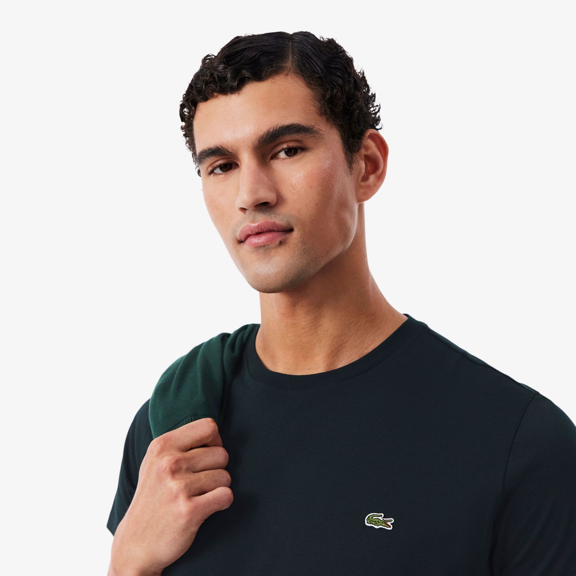 Εικόνα της Ανδρικό T-shirt Pima Cotton Jersey με Λαιμόκοψη